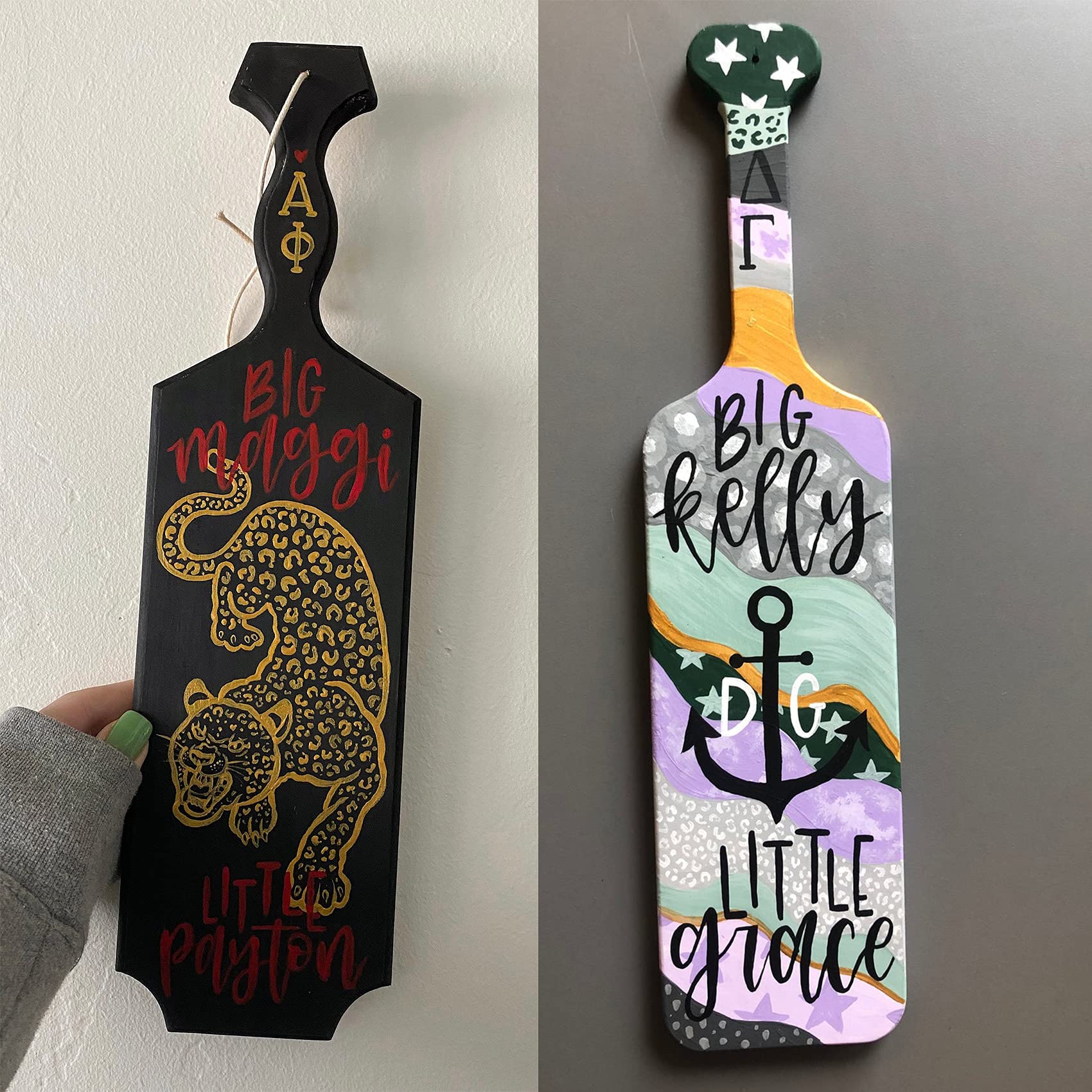 VENESUN 18 Inch Greek Fraternity Paddle, Unfinished Pine Wood Paddle, Solid Wooden Sorority Paddle, Frat Paddle