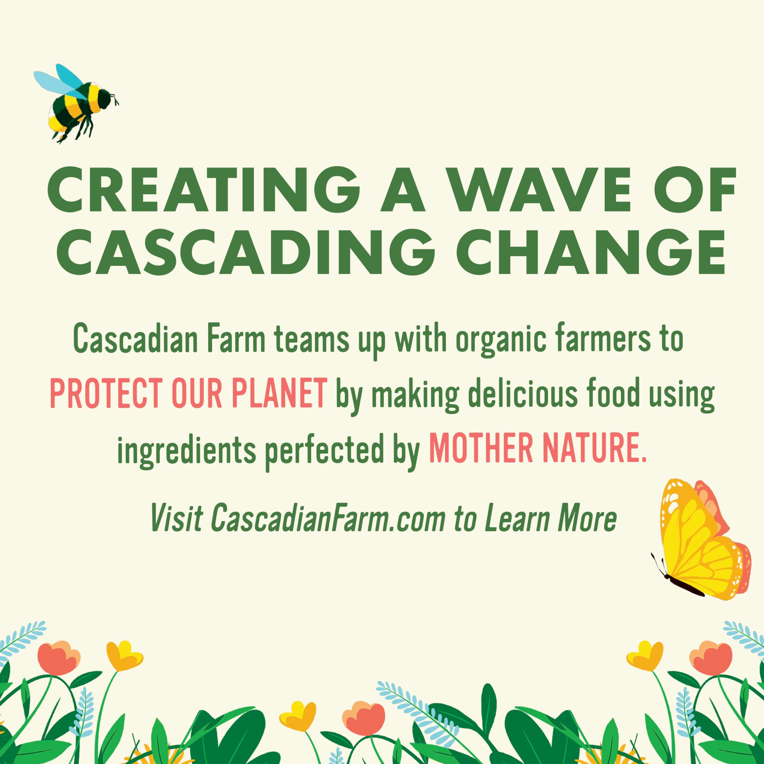 Cascadian Farm Organic Granola, Fruit and Nut Cereal, Resealable Pouch, 11 oz.