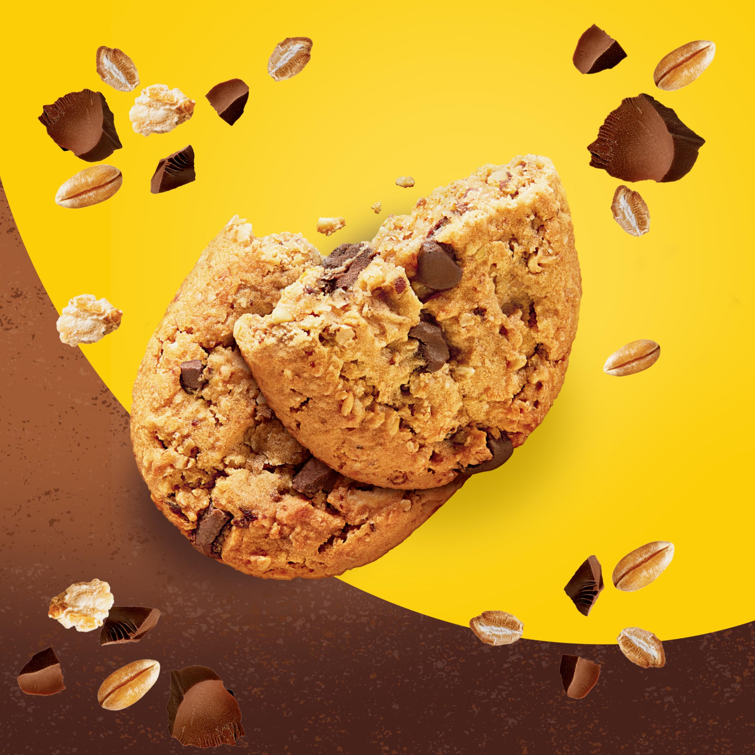 belVita Soft Baked Oats & Chocolate Breakfast Biscuits, Chewy Breakfast Bars, 6 Boxes of 5 Packs (1 Biscuit Per Pack)