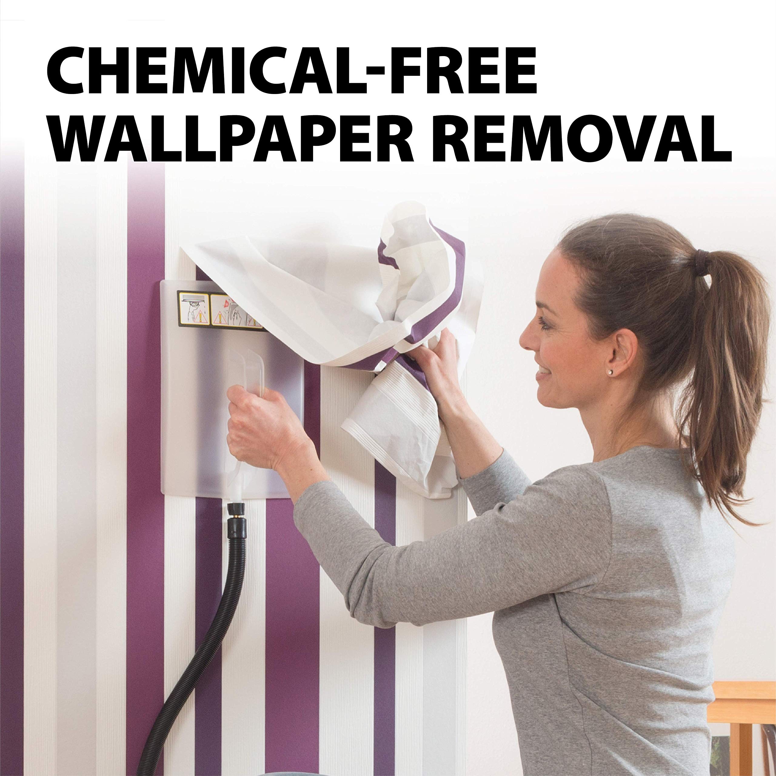 Wagner Spraytech 0282036 715 Power, Chemical Free Remover, Two Steam Plates Included, Long Run Time, Lightweight Design, Wallpaper Steamer