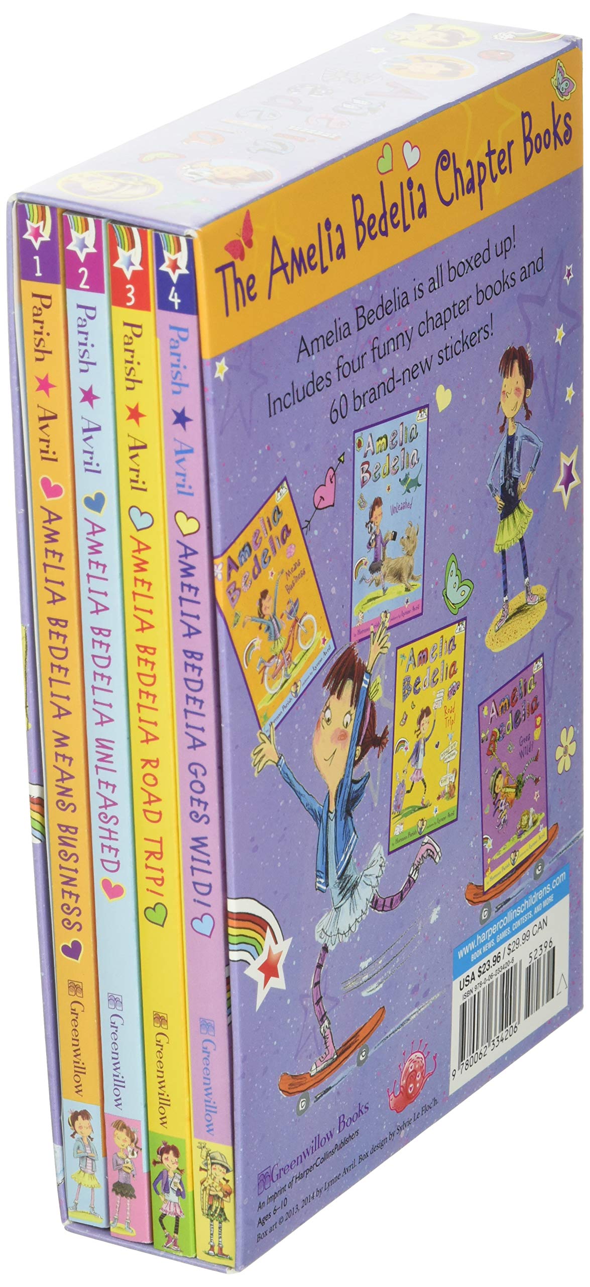 Amelia Bedelia Chapter Book 4-Book Box Set: Books 1-4