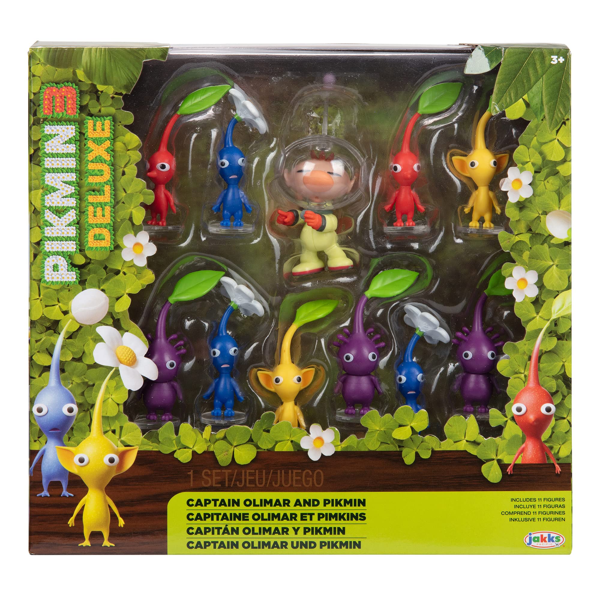Nintendo Super Mario Captain Olimar & Pikmin Set – Includes 11 Figures