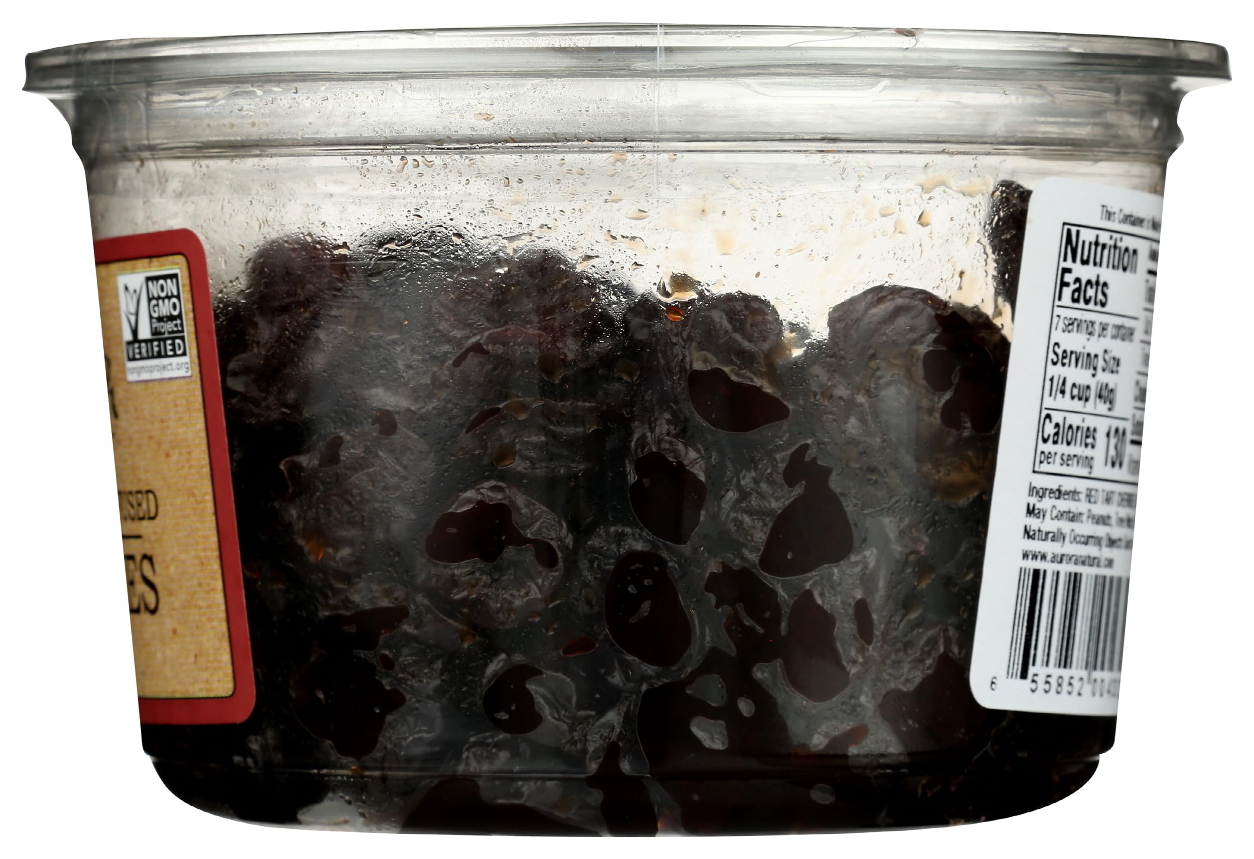 Aurora Natural Products Apple Juice Infused Cherries, 10 Ounce