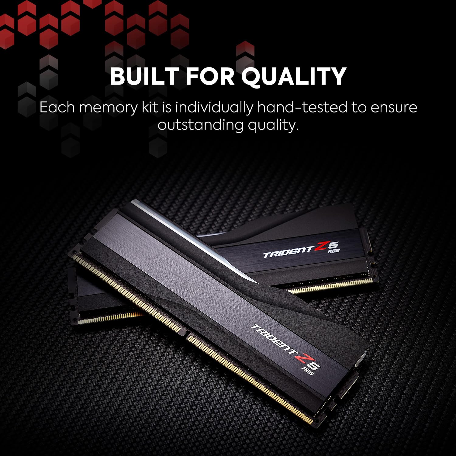 G.SKILL Trident Z5 RGB Series (Intel XMP 3.0) DDR5 RAM 32GB (2x16GB) 5600MT/s CL28-34-34-89 1.35V Desktop Computer Memory UDIMM - Matte Black (F5-5600J2834F16GX2-TZ5RK)