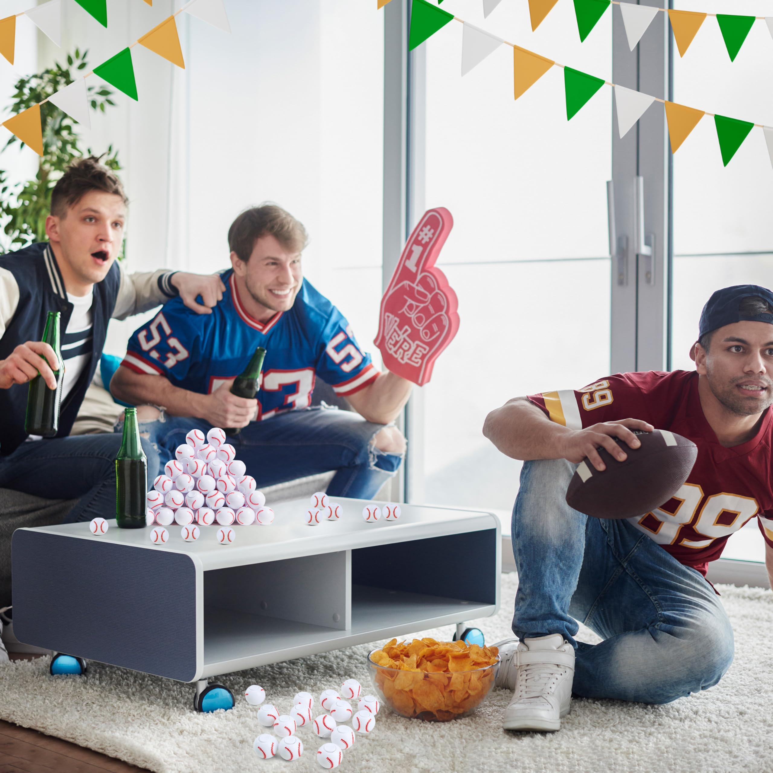 JOYIN 36 Pack Baseball Fidget Spinners for Kids, Baseball Party Favors, Fidget Toys Bulk, Stress Balls, Goodie Bags Stuffers for Birthday Party, Treasure Box Toys for Classroom