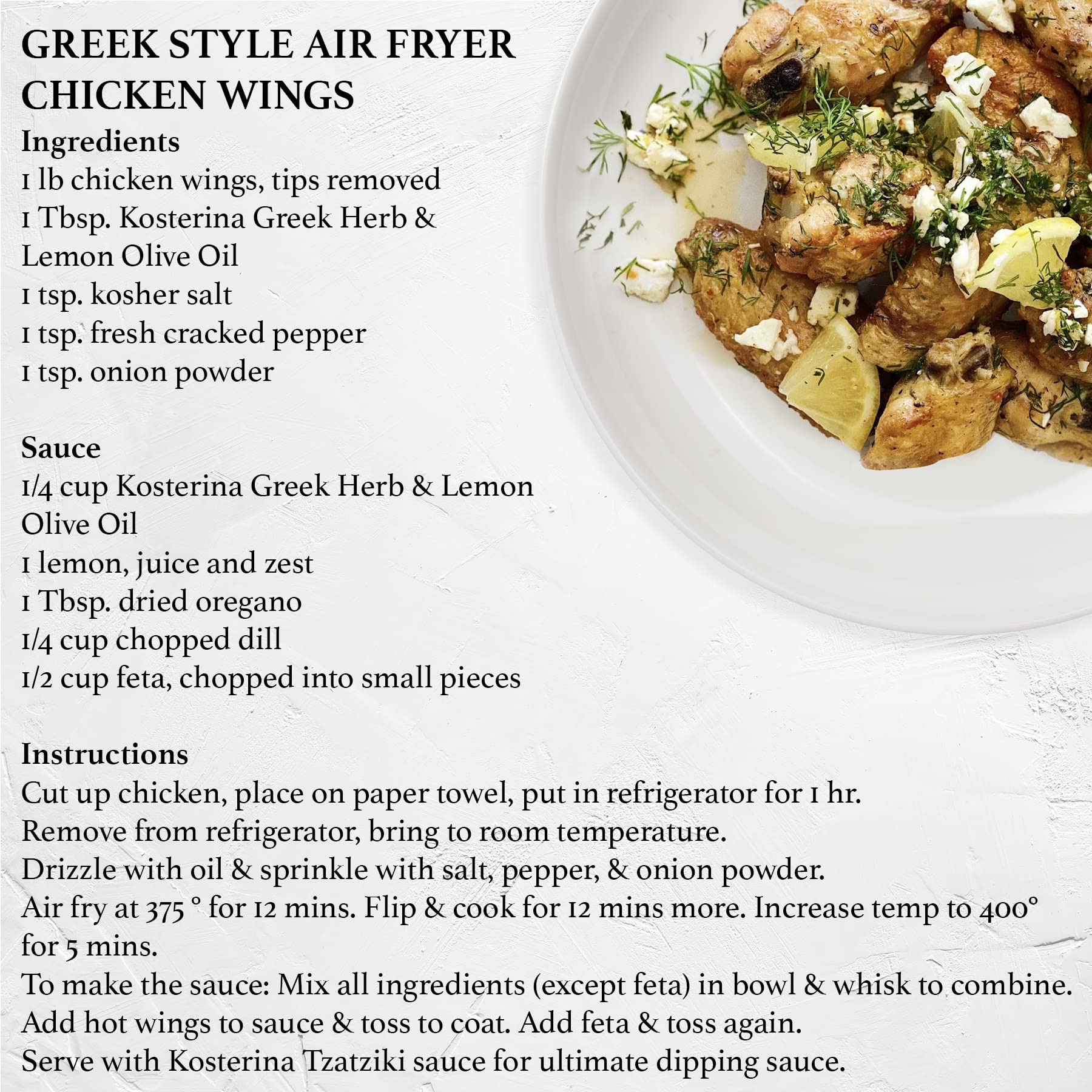 Kosterina - Greek Herb & Lemon Olive Oil, Cold-Pressed EVOO, Made from 100% Pure Early Harvested Koroneiki Olives, Authentic Mediterranean Flavors, Incredible Superfood, Smooth & Fresh Taste (12.7 oz)