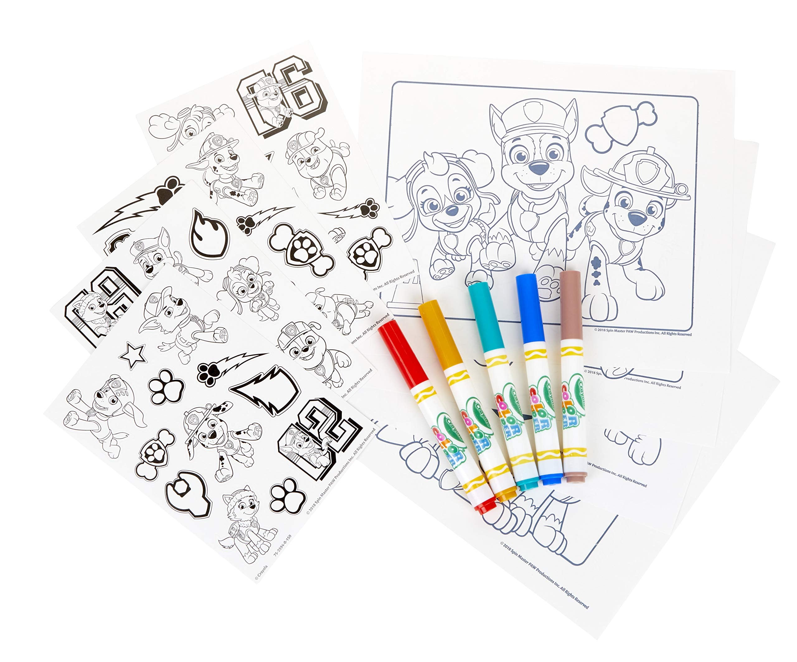 Crayola Color Wonder, Paw Patrol Coloring Book, Travel Coloring Kit, Gift for Kids 3, 4, 5, 6