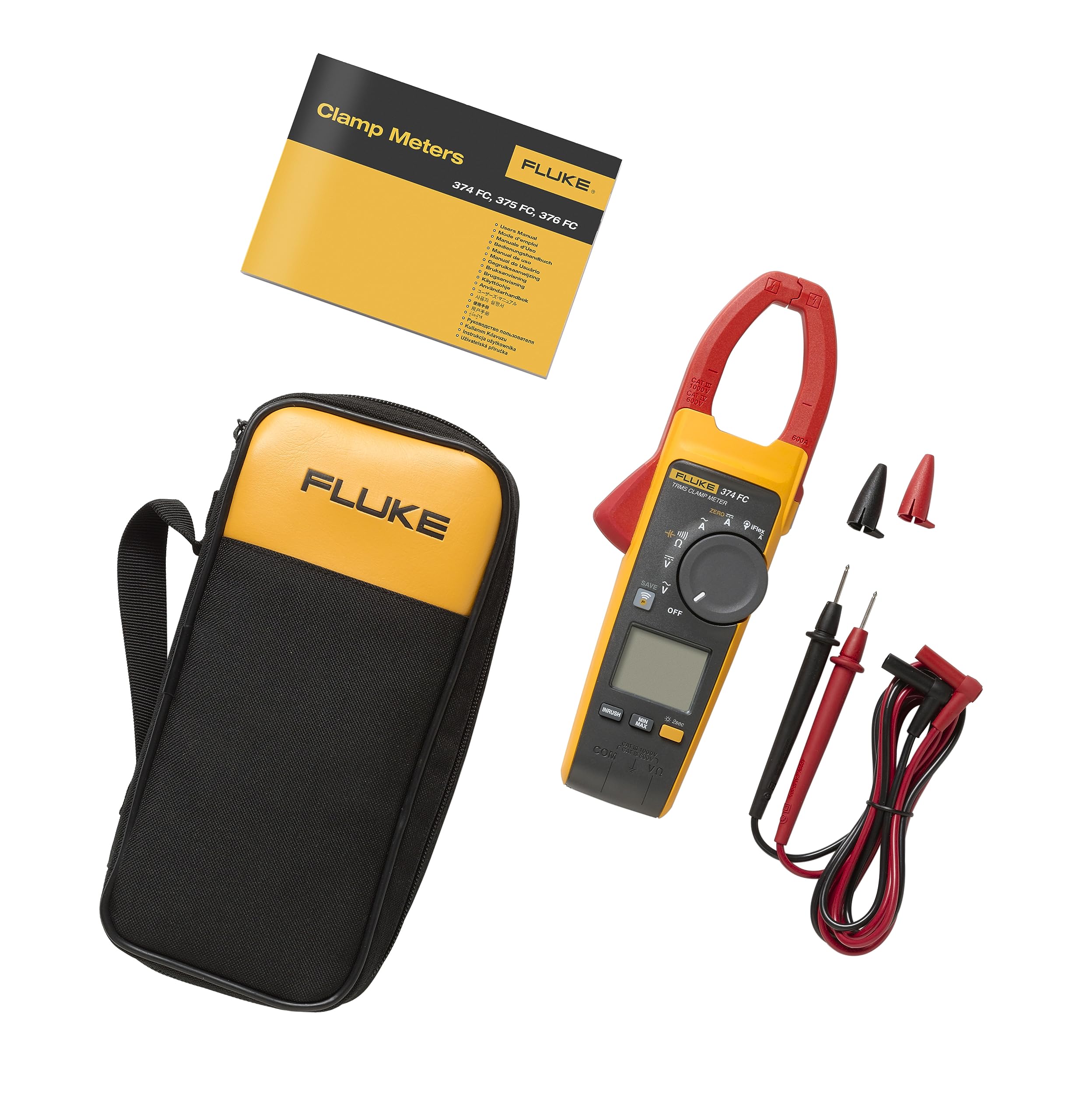 Fluke 374 FC 600A AC/DC TRMS Wireless Clamp Meter