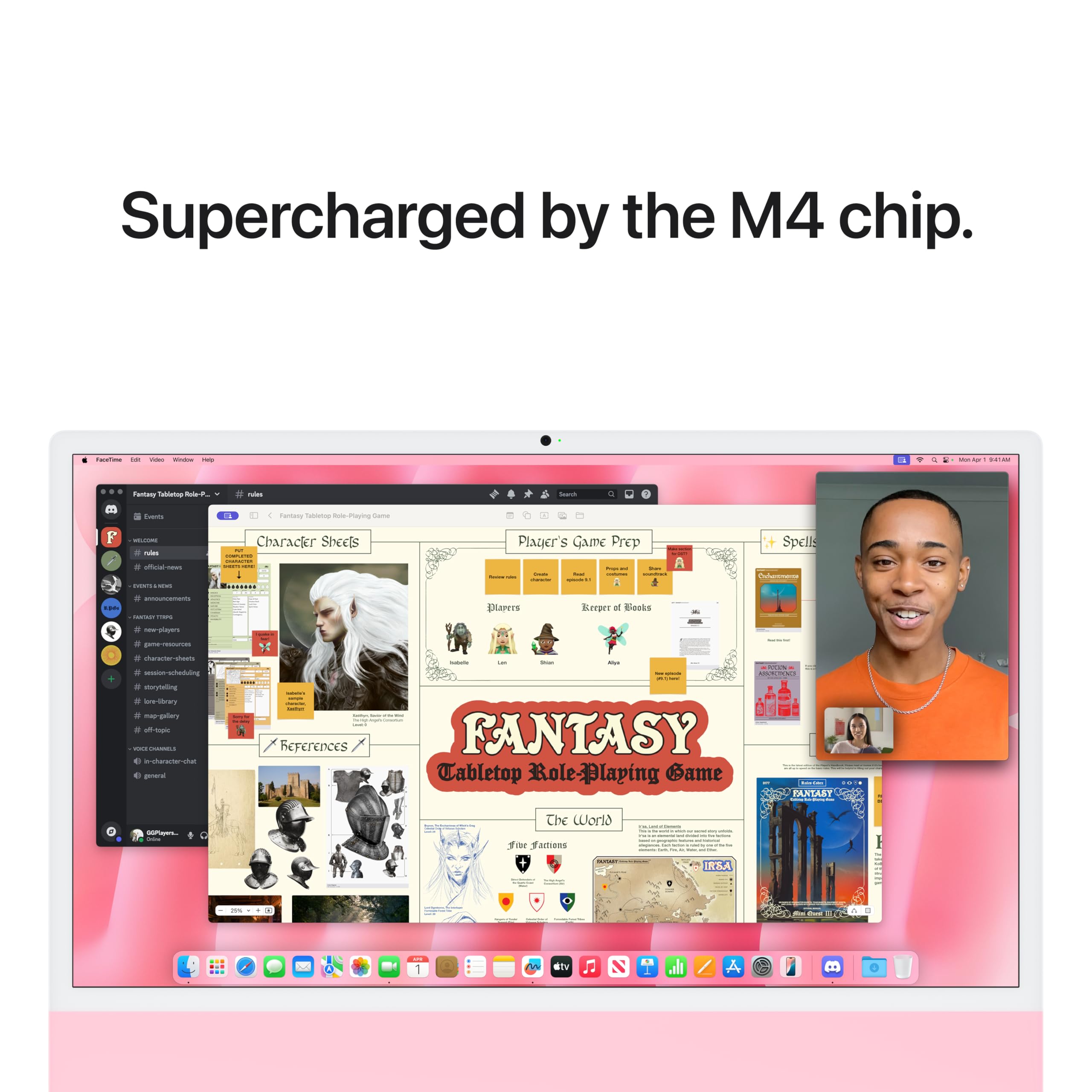 Apple 2024 iMac All-in-One Desktop Computer with M4 chip with 10-core CPU and 10-core GPU: Built for Apple Intelligence, 24-inch Retina Display, 16GB Unified Memory, 256GB SSD Storage; Pink