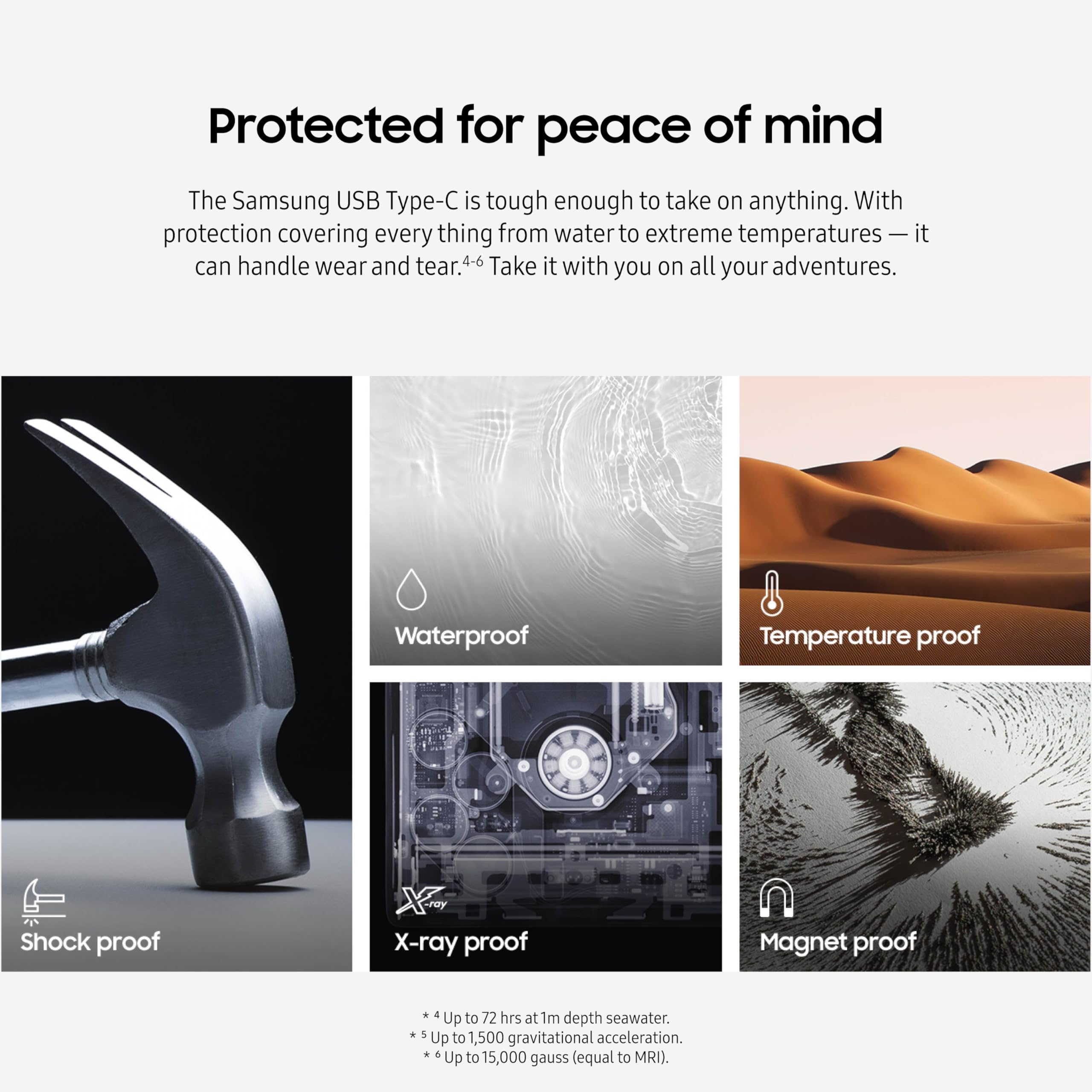 Samsung Type-C USB Flash Drive, 512GB, Transfers 4GB Files in 11 Secs w/Up to 400MB/s USB 3.2 Gen 1 Read Speeds, Compatible w/USB 3.0/2.0, Waterproof, 2022, Blue, MUF-512DA/AM