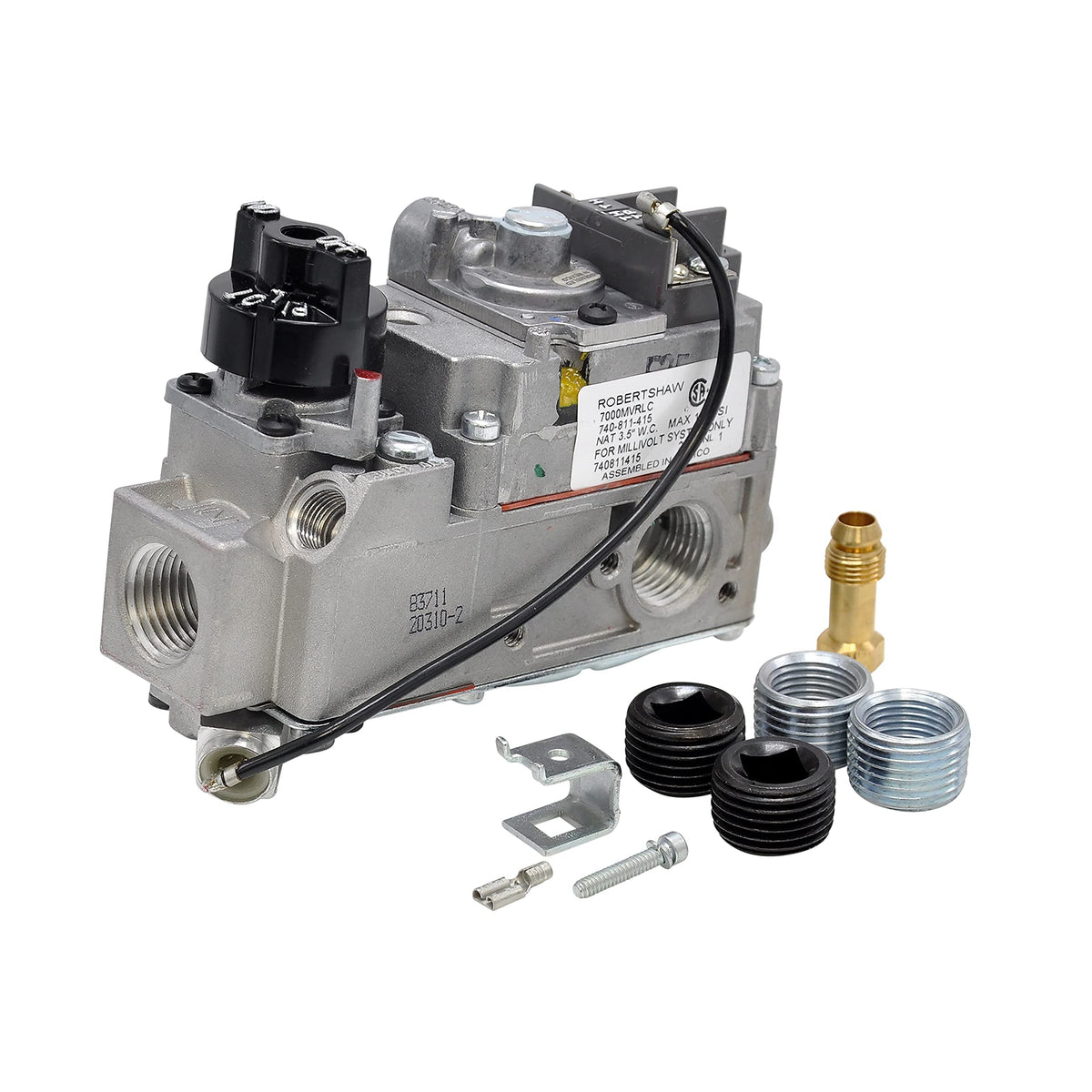 Robertshaw 710-502 Millivolt 70,000 BTU Capacity Gas Valve