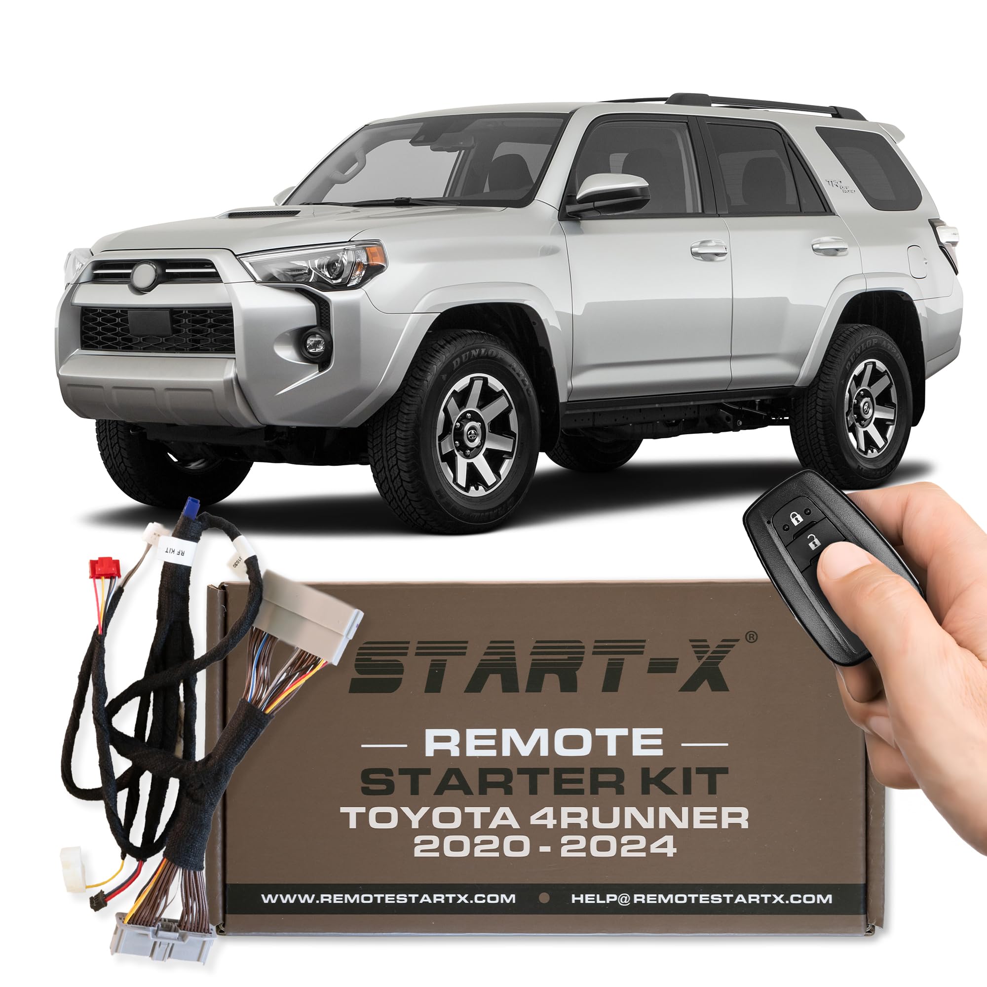 Start-X Remote Starter Kit for 2020-2024 4Runner Push to Start || 3X Lock to Remote Start || Zero Wire Splicing!