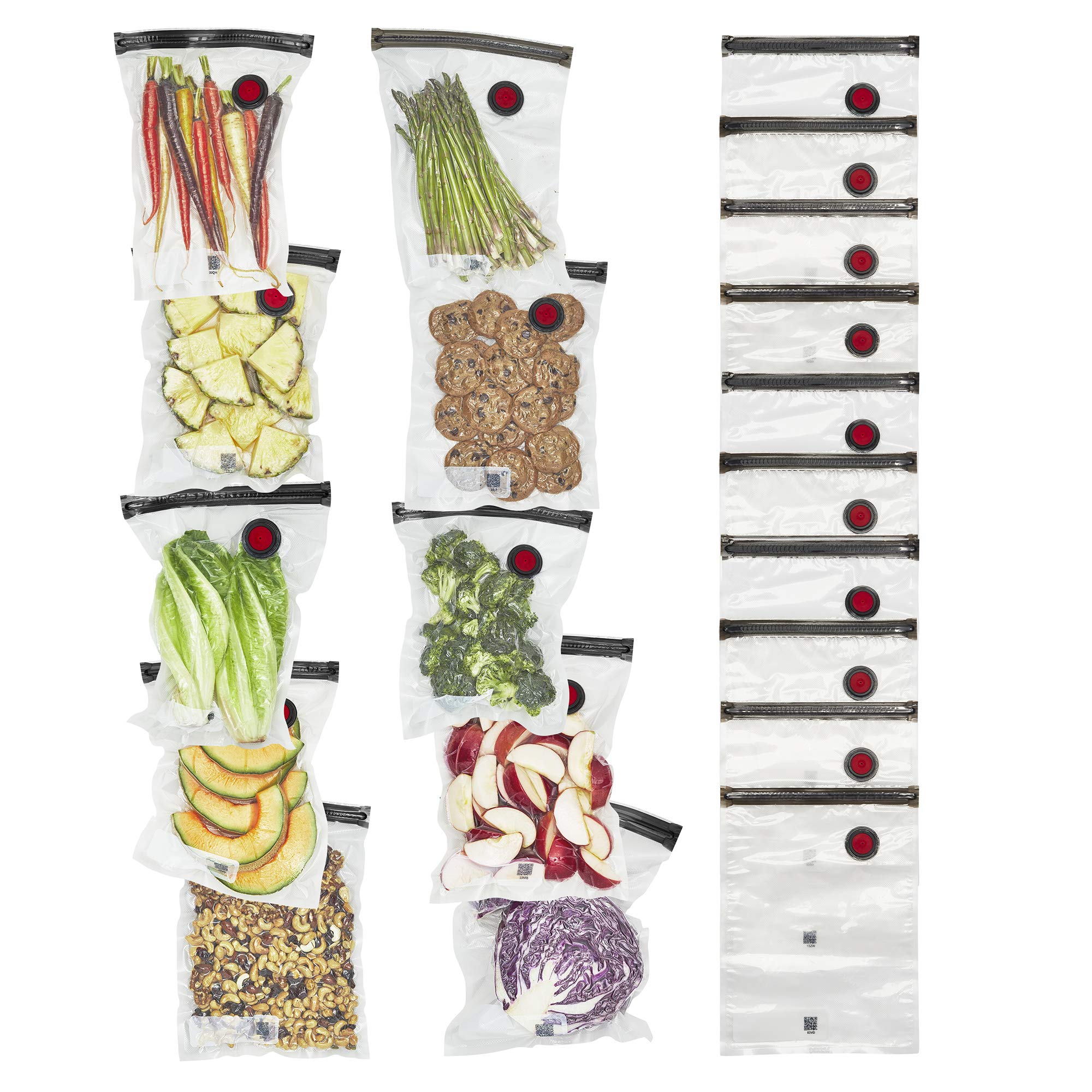 ZWILLING Fresh & Save 20-pc Vacuum Sealer Bags, Sous Vide Bags, Meal Prep - Medium
