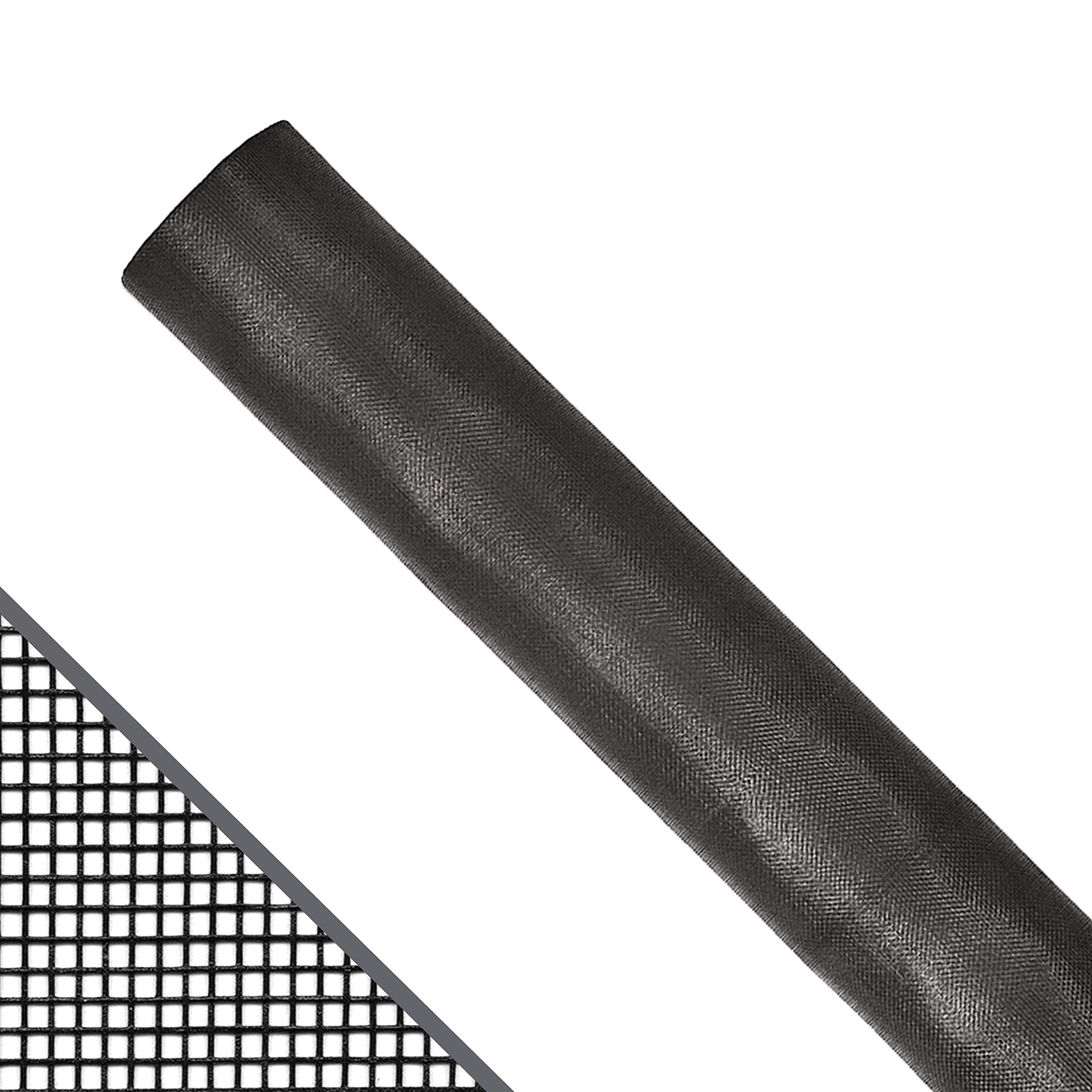 Saint-Gobain ADFORS Premium Charcoal Screen Replacement, 96 inches x 100 feet - DIY Standard Window and Door Screen, Durable, Ideal for Window & Door Repair