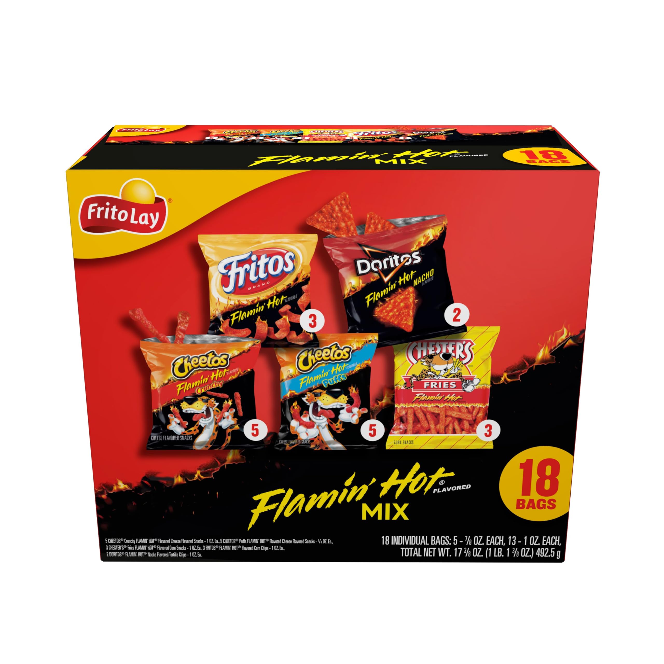 Frito Lay, Flamin Hot Mix, 17.38 Ounce