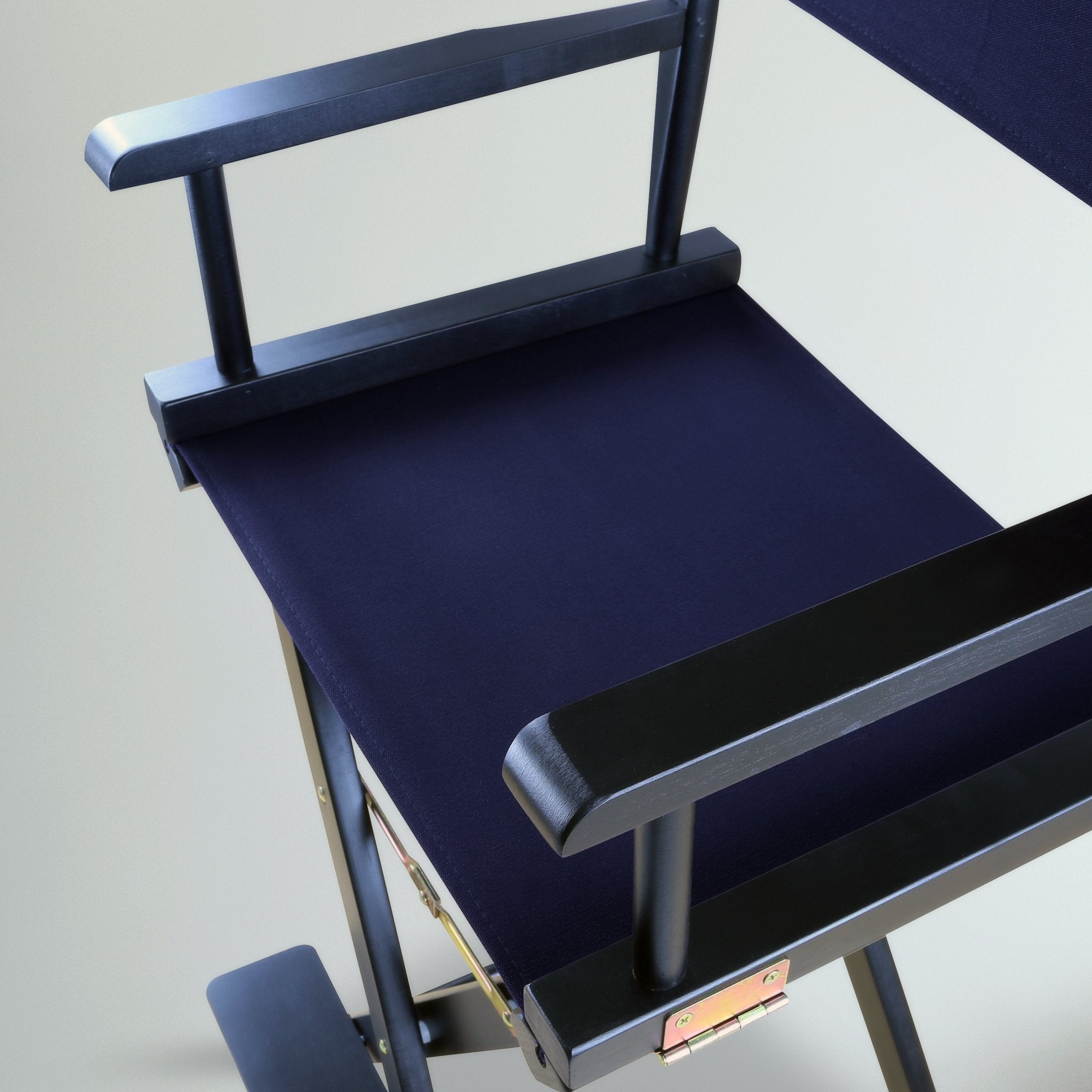 Casual Home 30" Director's Chair Black Frame-with Navy Canvas, Bar Height