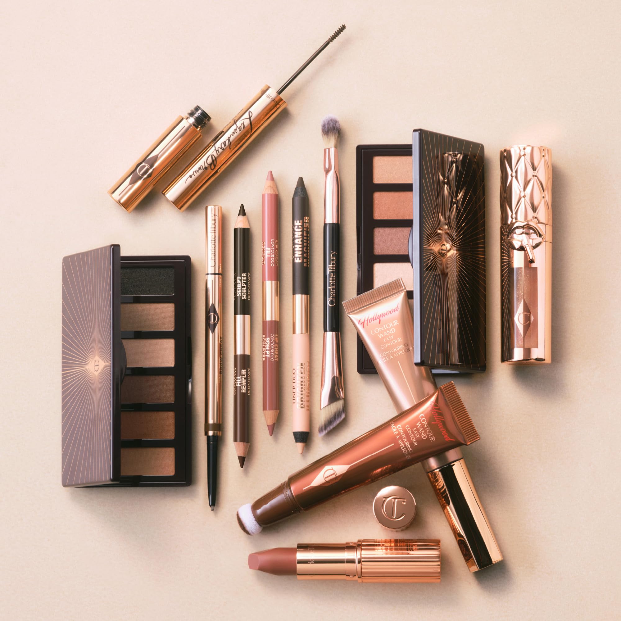 Charlotte Tilbury Super Nudes Eyeliner Duo - Long-Lasting Matte Gel Formula with Black-Brown & Nude Shades - Intense Pigment, Easy-Glide, Dual-Ended Eye Pencil