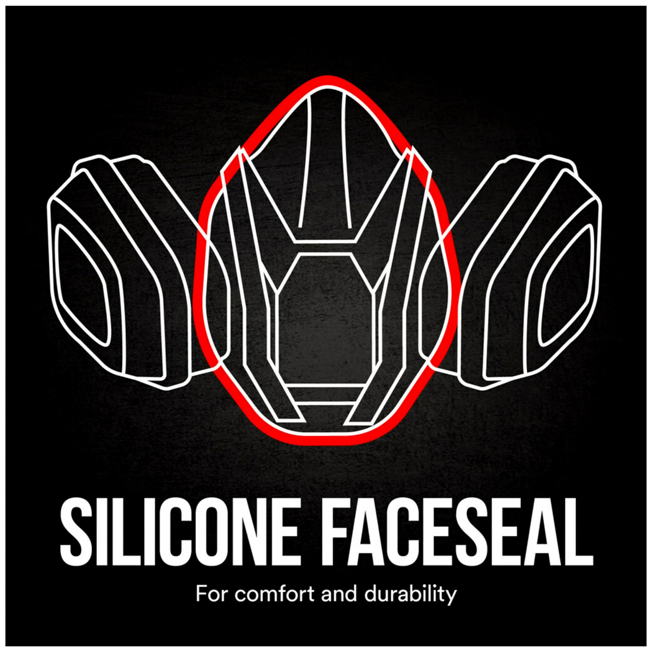 3M - 65023QLHA1-C Pro MultiPurpose Respirator with Quick Latch, Medium