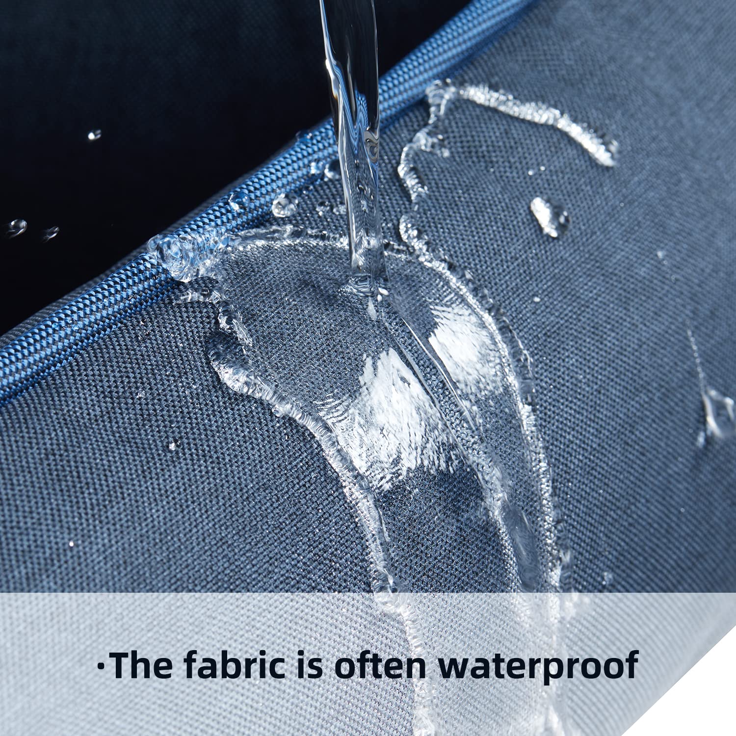 Tidore Orthopedic Dog Beds for Small Dogs, Durable Egg Crate Foam Sofa Dog Bed wit Washable Removable Cover,Waterproof Lining and Nonskid Bottom,Pet Bed for Medium Dogs (Navy Blue, Medium)