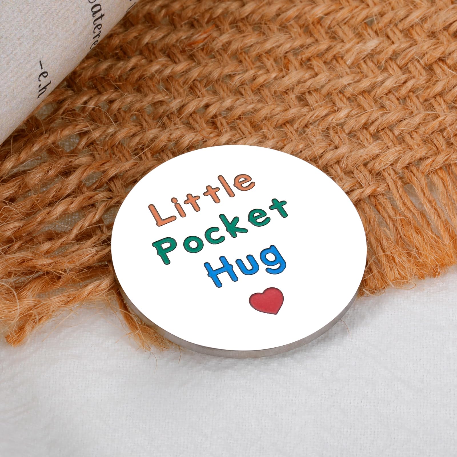 First Day Of School Gifts,Back to School Supplies for Students,Cute School Accessories for Son Daughter Back to School,Gifts for Freshman,Positive Pocket Hug Gifts,Birthday Gifts,Summer Gifts