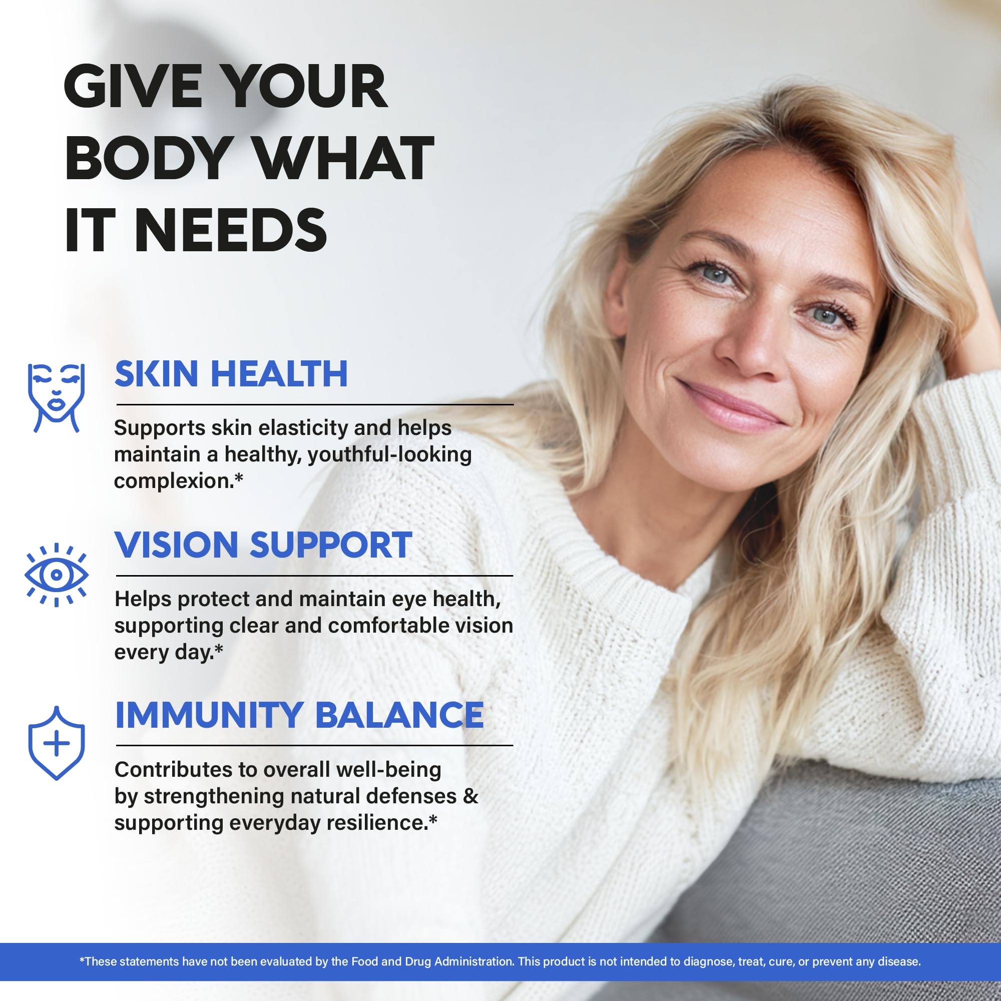 USDA Organic Vitamin A 10000 IU - Vitamin A Supplement Liquid Drops - Extra Strength for Skin Health, Eyes & Immune Support - Orange Flavour - Vegan & Sugar-free, Made in USA - 2 Fl Oz, 240-Day Supply