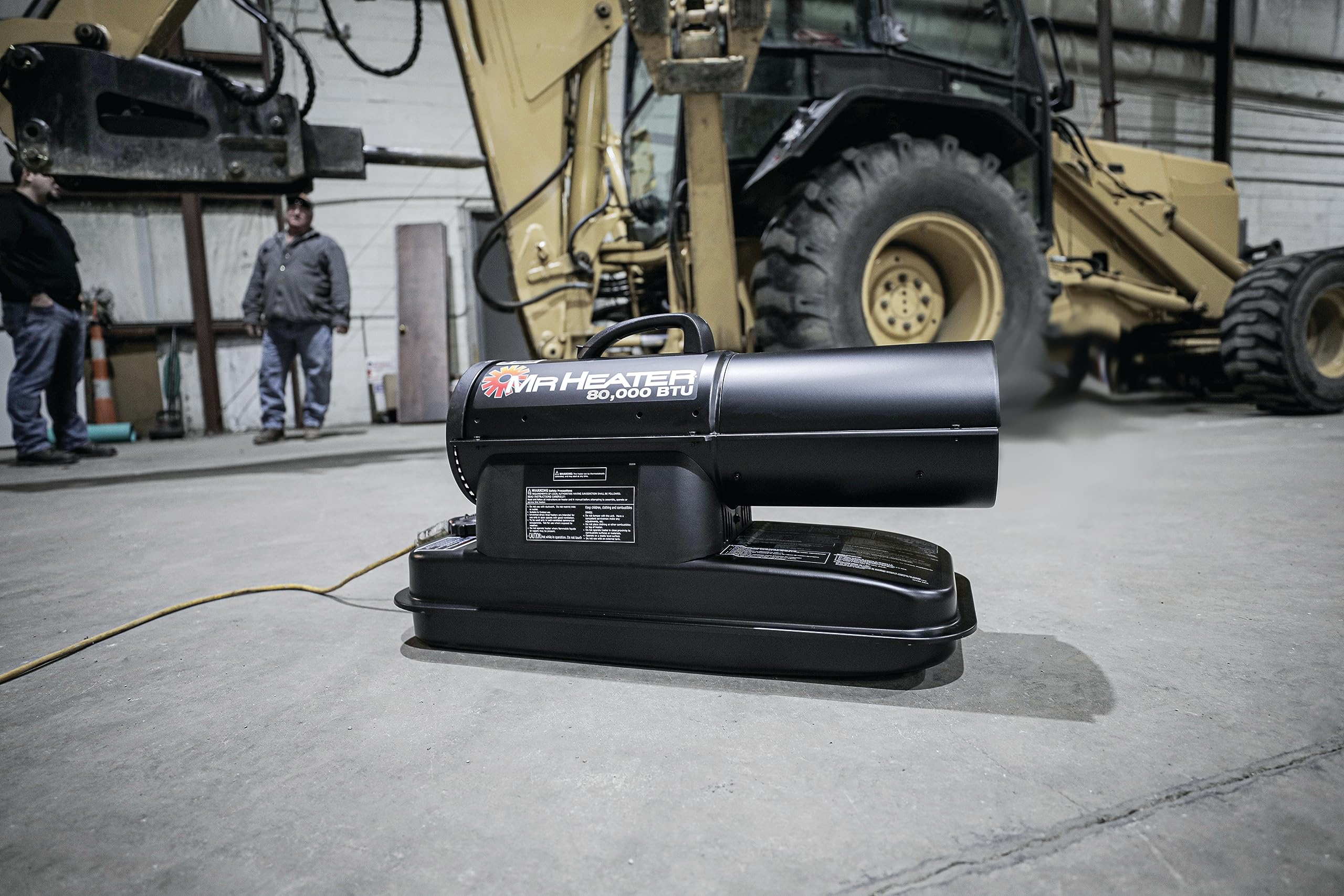 Mr. Heater 80,000 BTU Forced Air Kerosene Heater Black