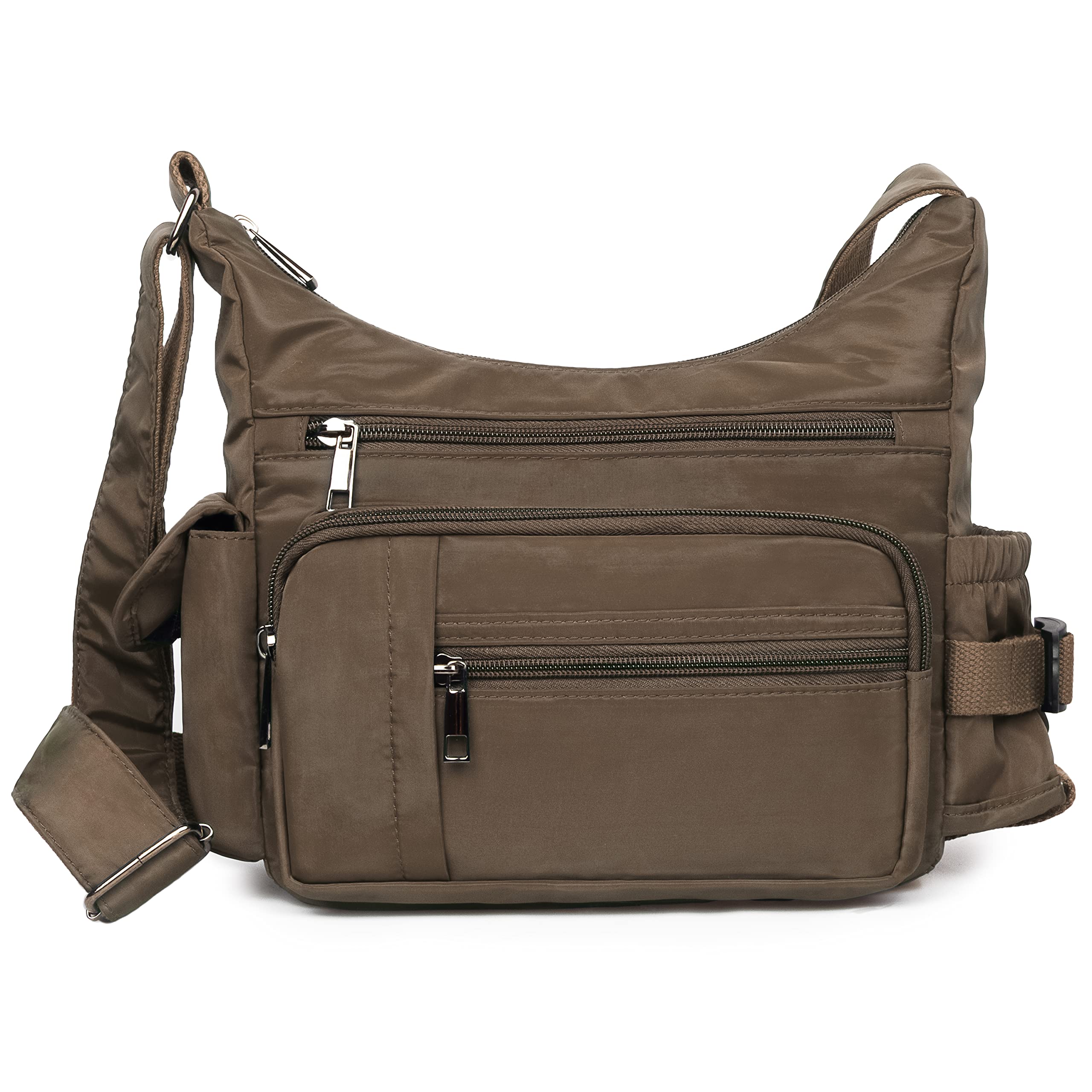 VOLGANIK ROCK RFID Anti Thief Crossbody Bag for Women Waterproof Shoulder Bag Messenger Bag Casual Nylon Purse Handbag