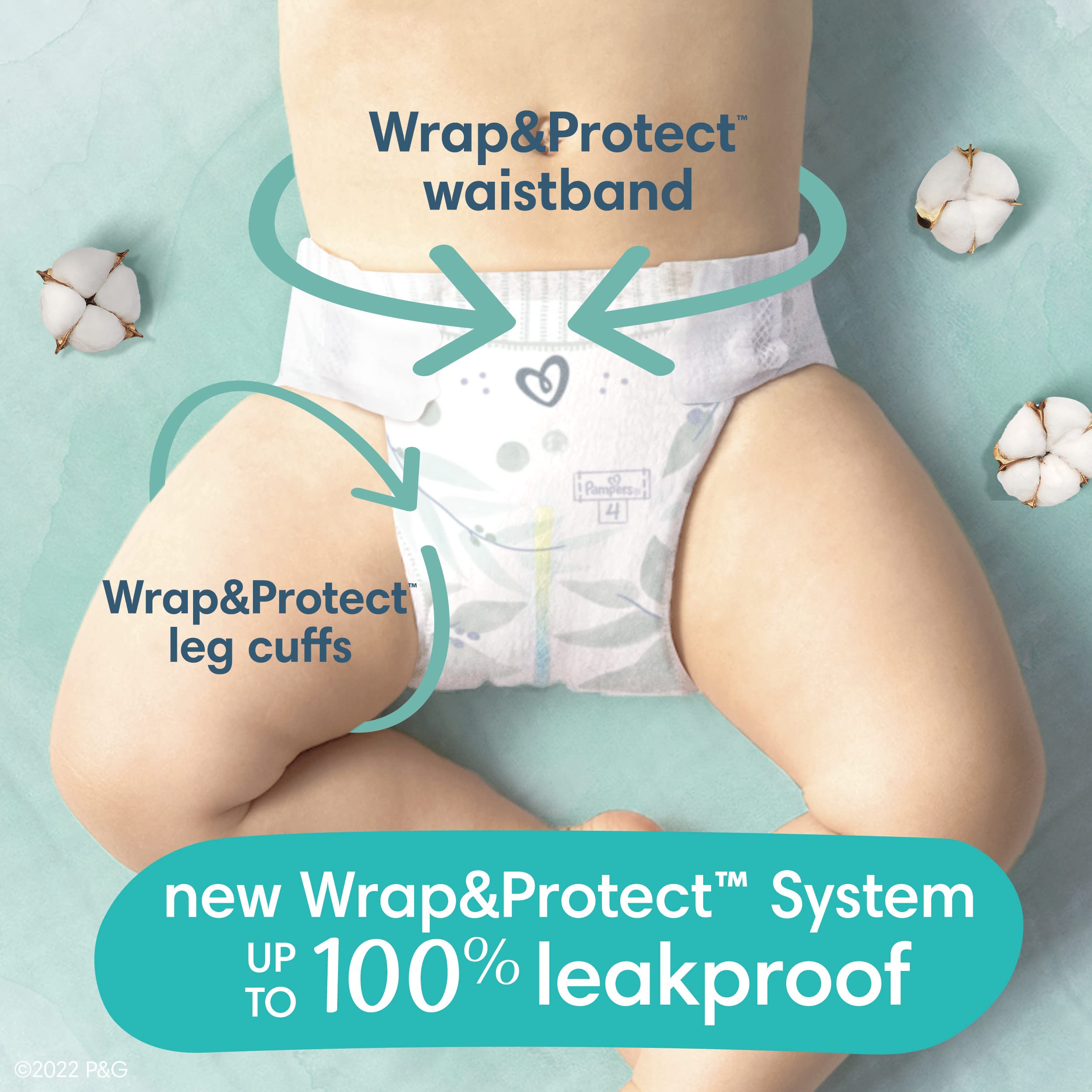 pampers pure protection diaper size 1 32 ct OLD