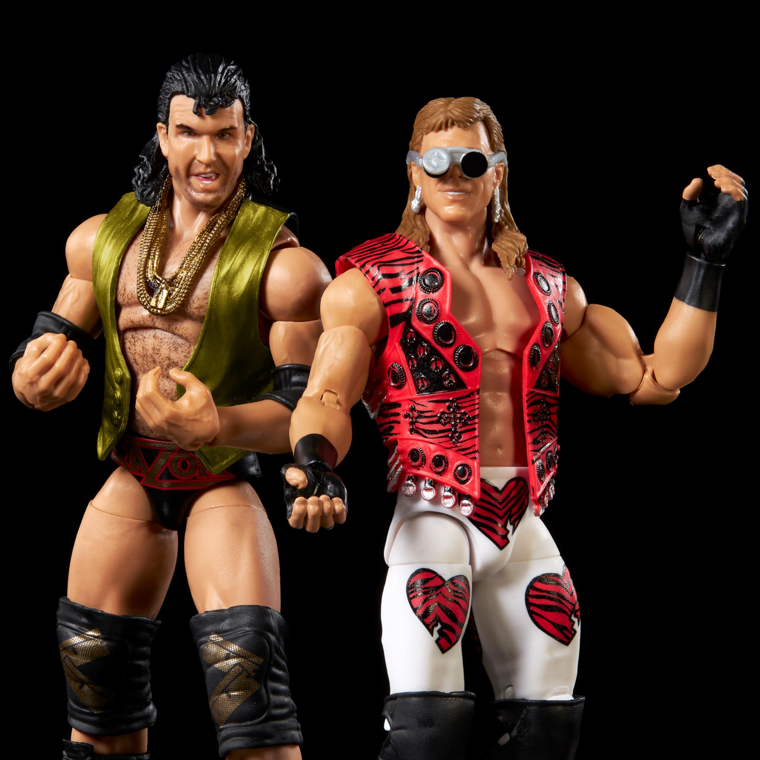 Mattel WWE Elite Collection WrestleMania X Ladder Match Action Figures & Accessories, Collectible Set with Shawn Michaels & Razor Ramon (Amazon Exclusive)