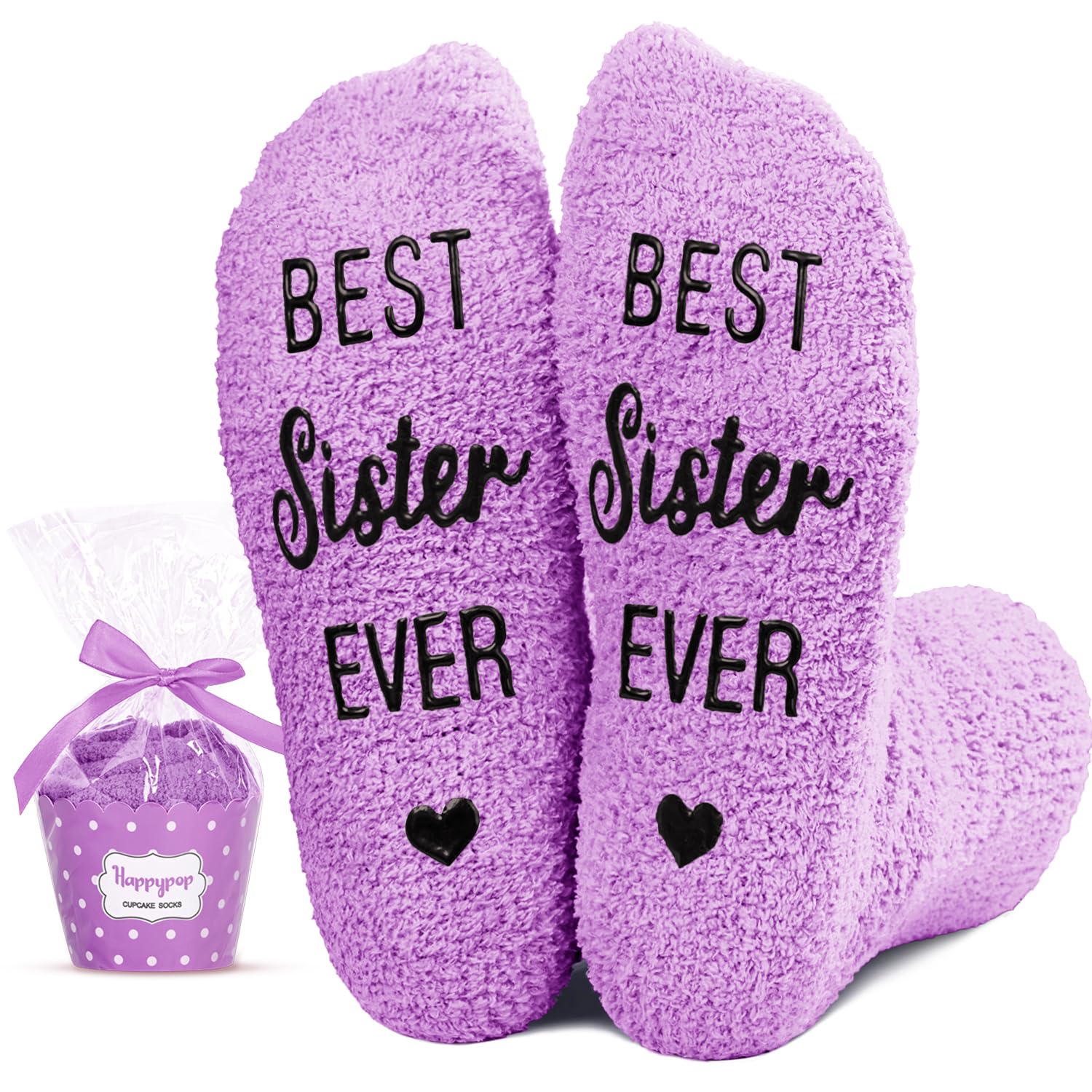 HAPPYPOP Mothers Day Gifts For Sister - Adult Little Big Sister Gifts, Unique Gifts For Sisters Cool Gifts For Sisters, Sister Birthday Gifts Socks