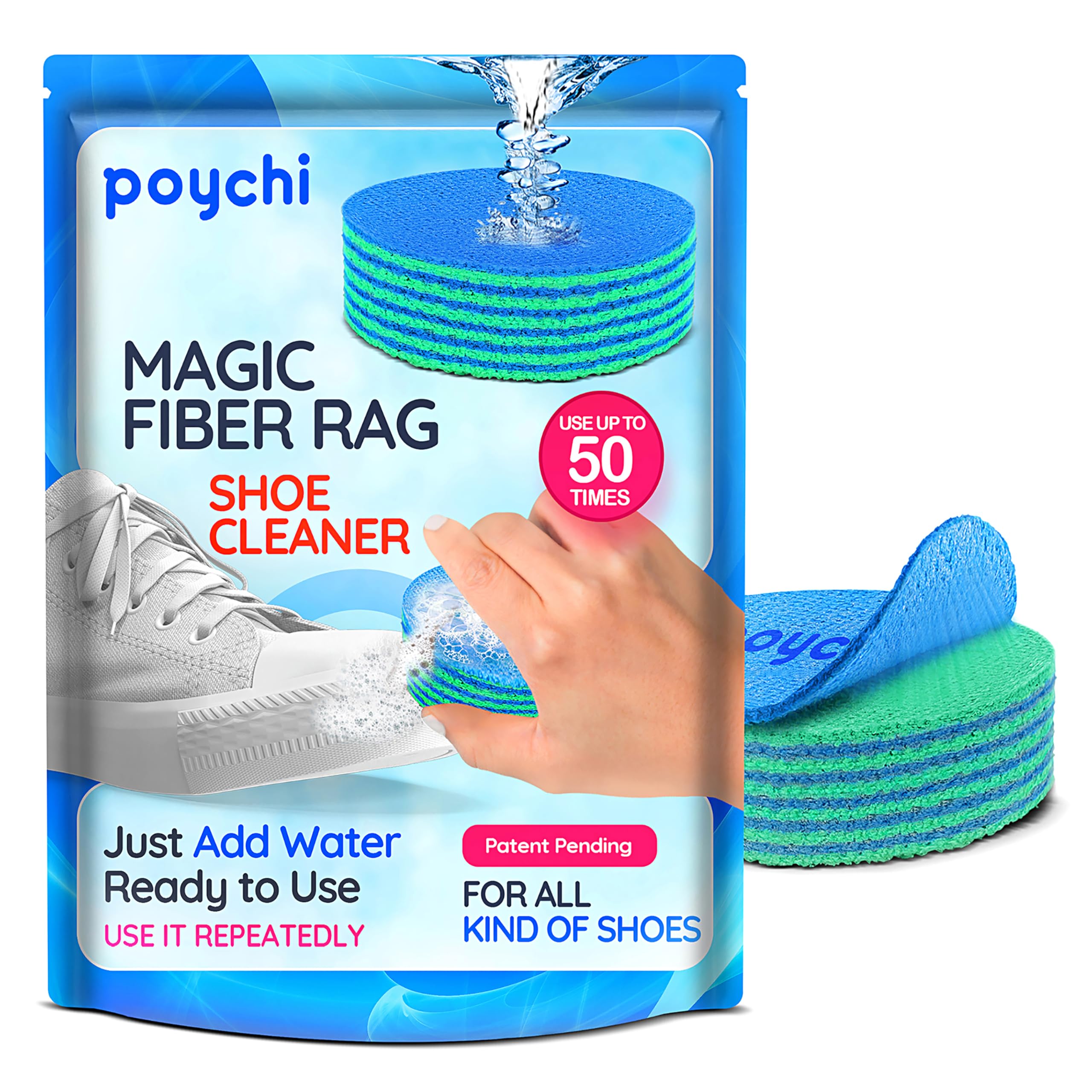 Instant Shoe Cleaner- Sneaker Sole Cleaner Stain Remover- Shoe Eraser (1 Pack)