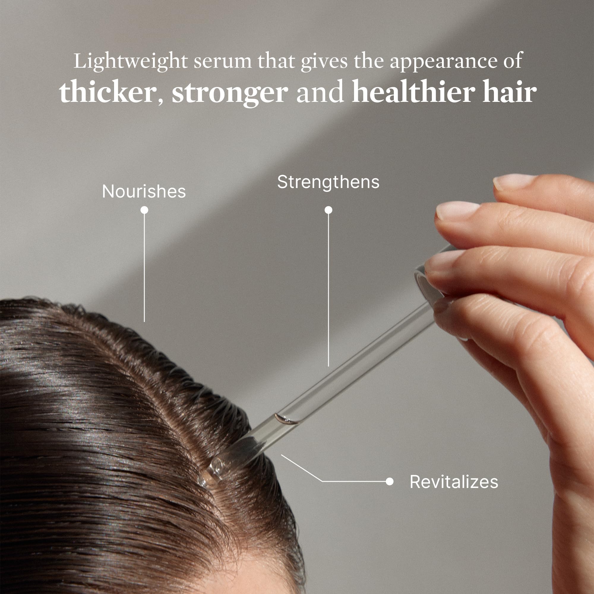 Better Not Younger Superpower Hair & Scalp Duo Set - Fortifying Hair & Scalp Serum 2fl.oz. plus Liquid Comb - Leave-in Hair Serum w/ Scalp Massaging Applicator for Stronger, Thicker, Fuller Hair