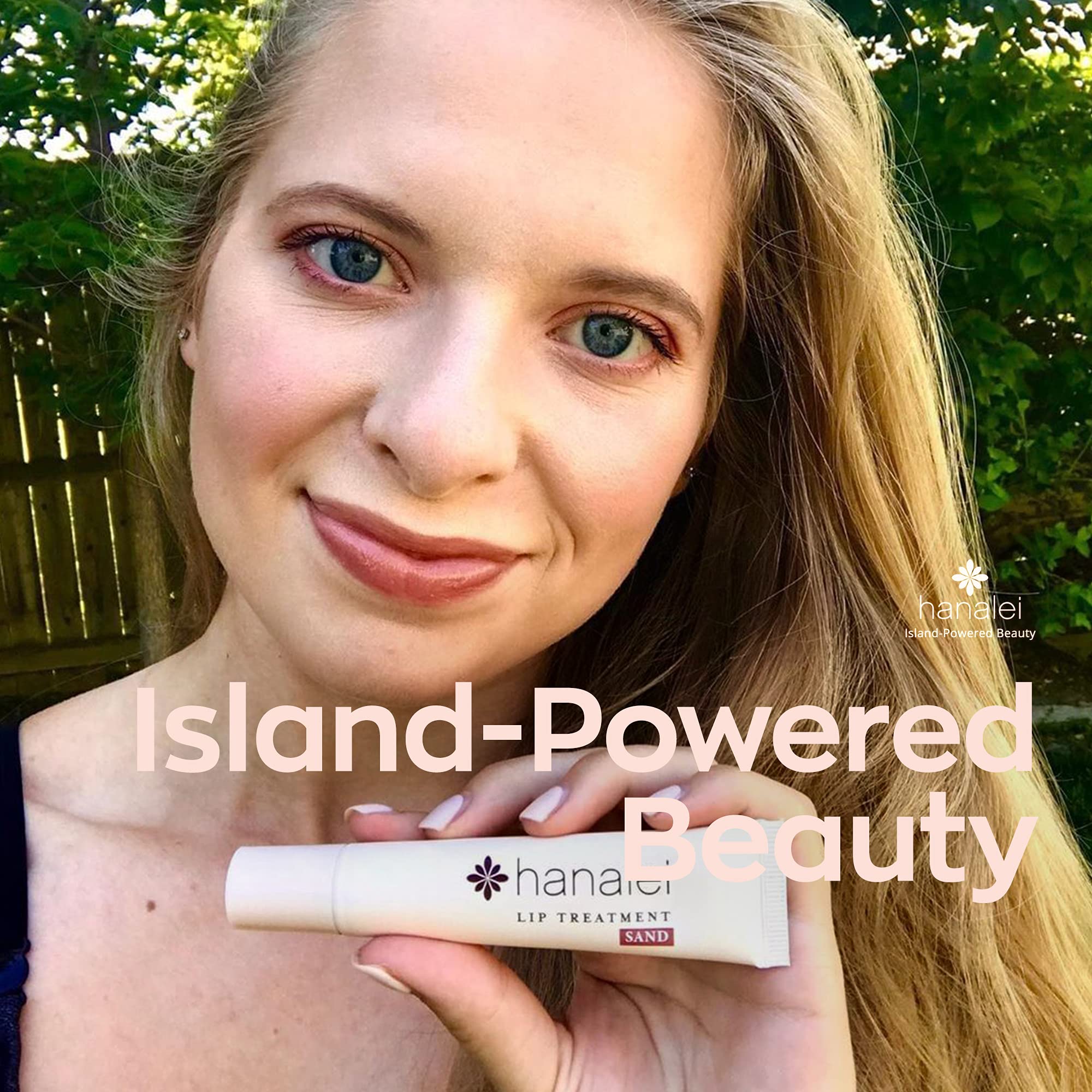Hanalei Lip Treatment Bundle (Rose and Sand) | Made with Kukui Oil, Shea Butter, Agave, and Grapeseed Oil, Soothe Dry Lips (Cruelty free, Paraben free)