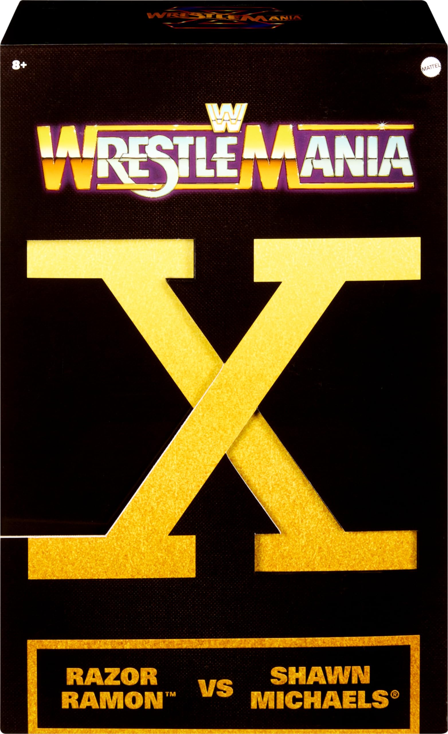 Mattel WWE Elite Collection WrestleMania X Ladder Match Action Figures & Accessories, Collectible Set with Shawn Michaels & Razor Ramon (Amazon Exclusive)