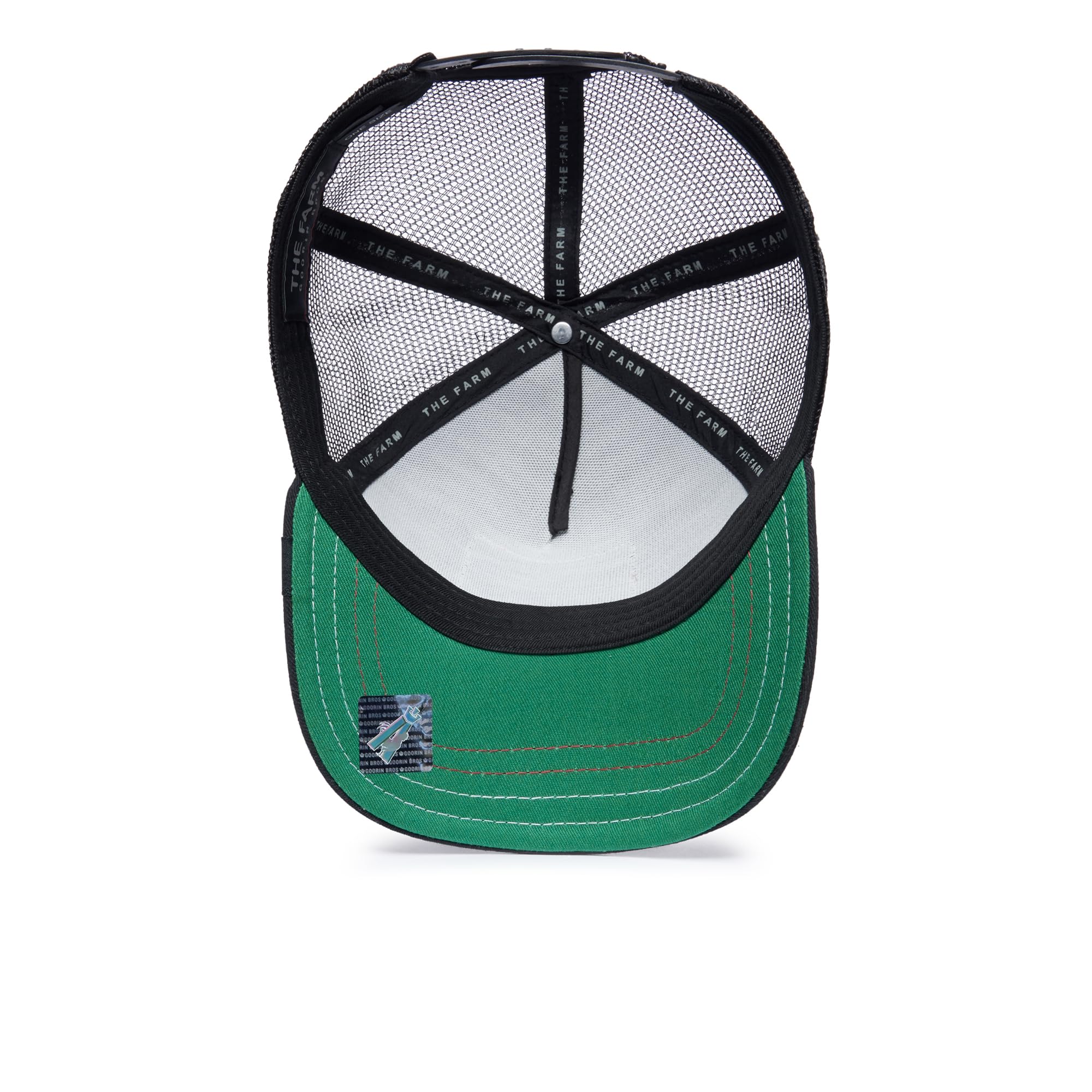 Goorin Bros. The Farm Unisex Spanish-Language Adjustable Mesh Trucker Hat, Black (El Gallo), One Size