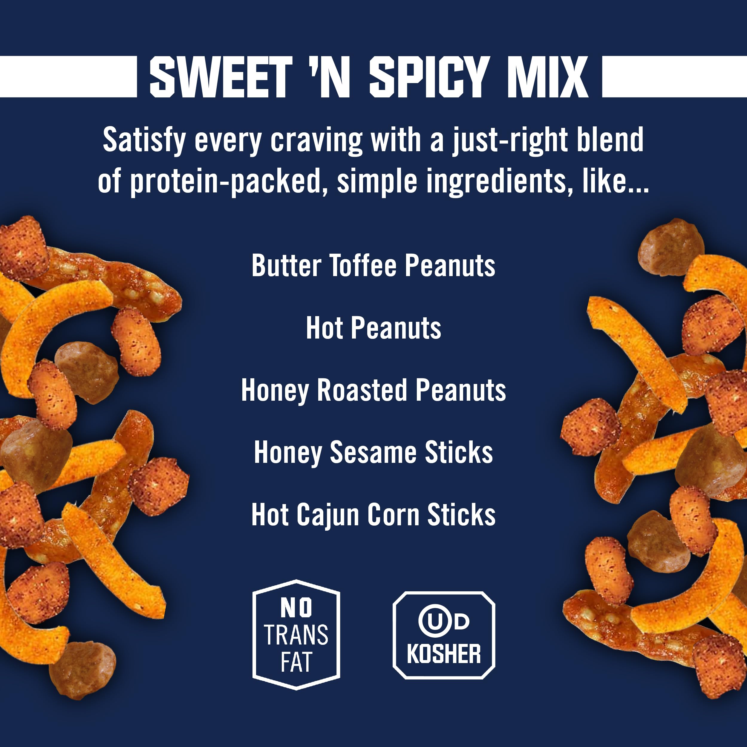 Kar’s Nuts Sweet ‘N Spicy Trail Mix, 1.75 oz Individual Snack Packs – Bulk Pack of 72, Gluten-Free Snack Mix