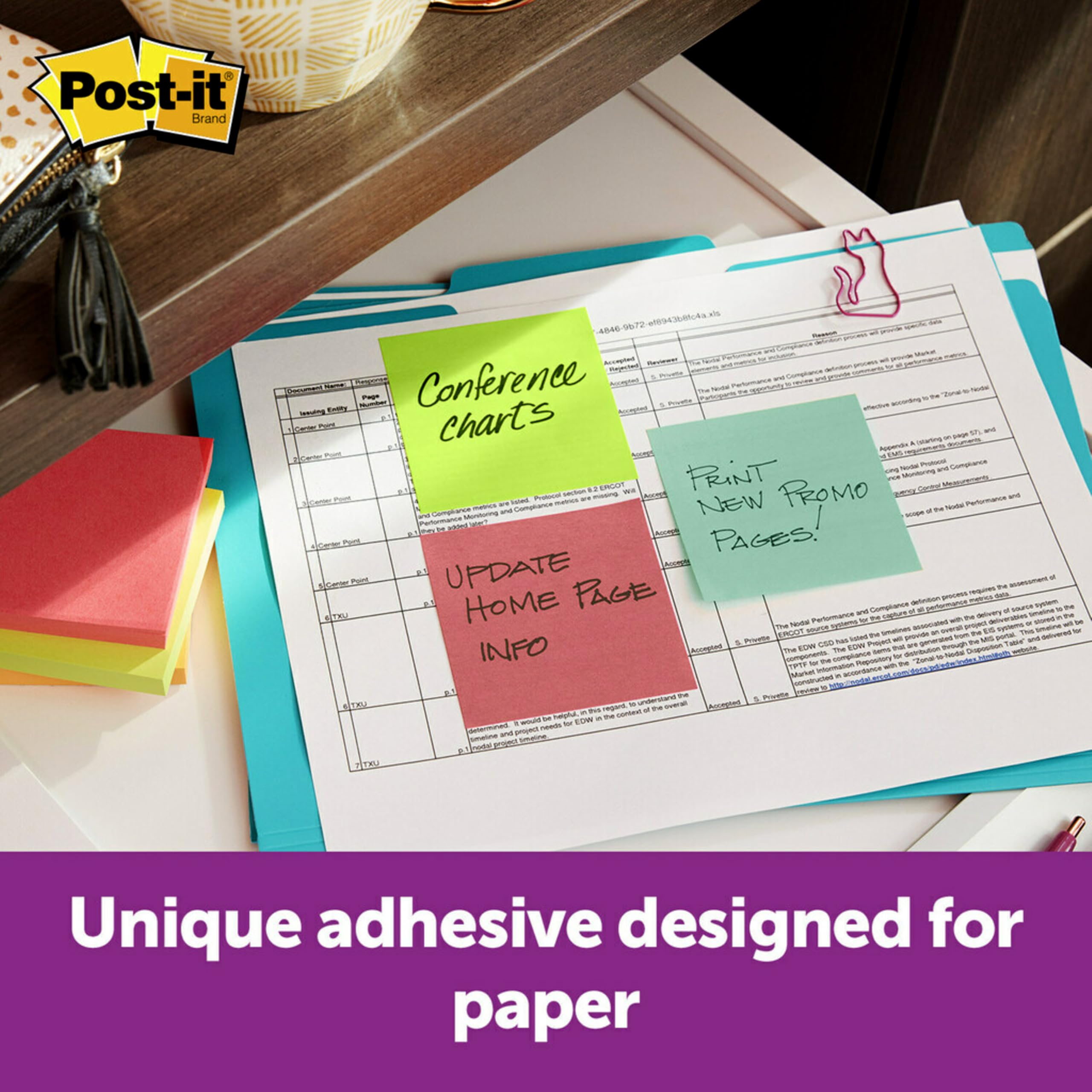 Post-it Pop-up Note and Flag Dispenser, Designer Series for 3x3 in Pop-up Style Notes and Flags (DS100)