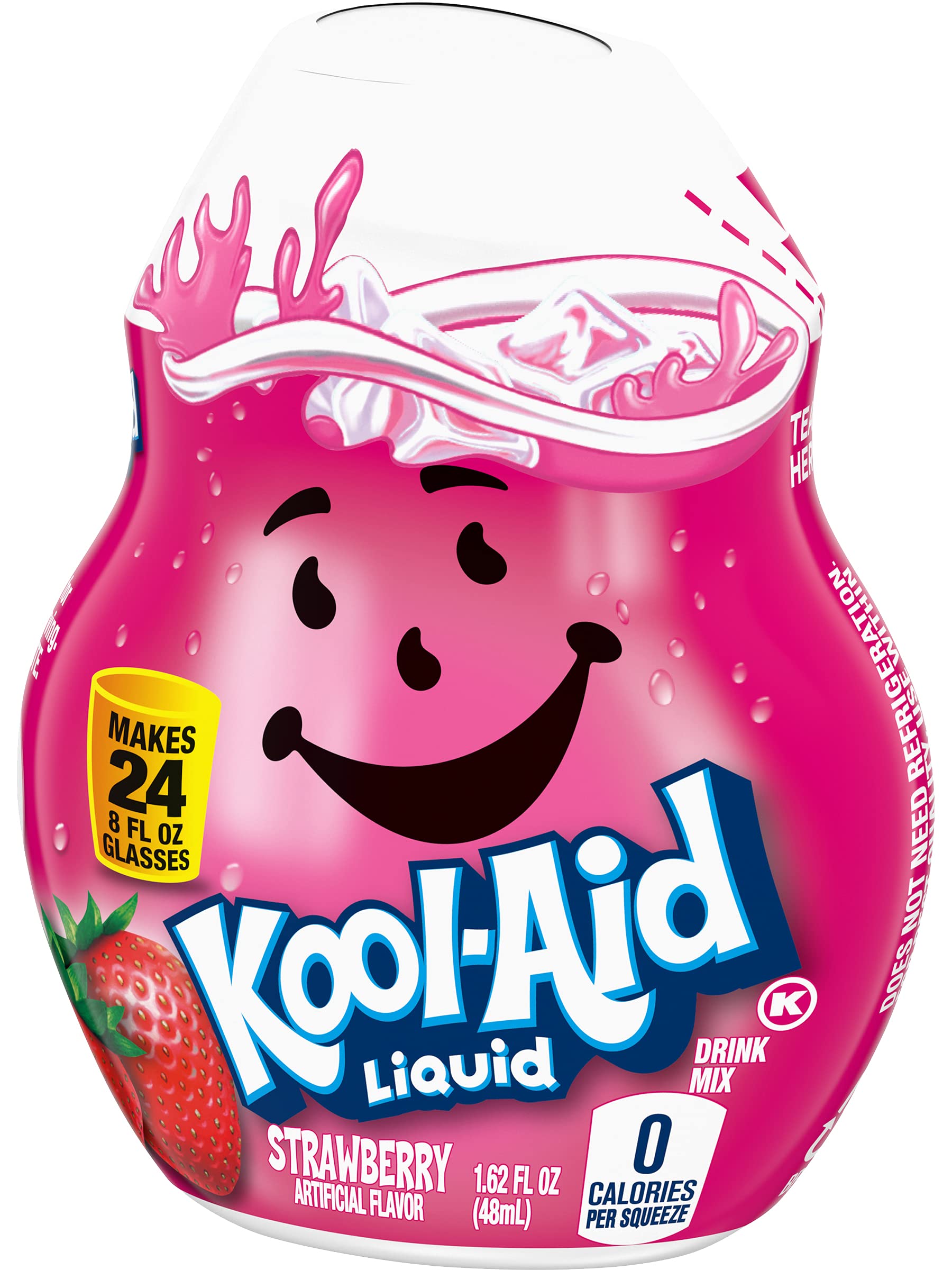 Kool-Aid Soft Drink Mixed (1.62 Fl Oz (Pack of 4), Strawberry)