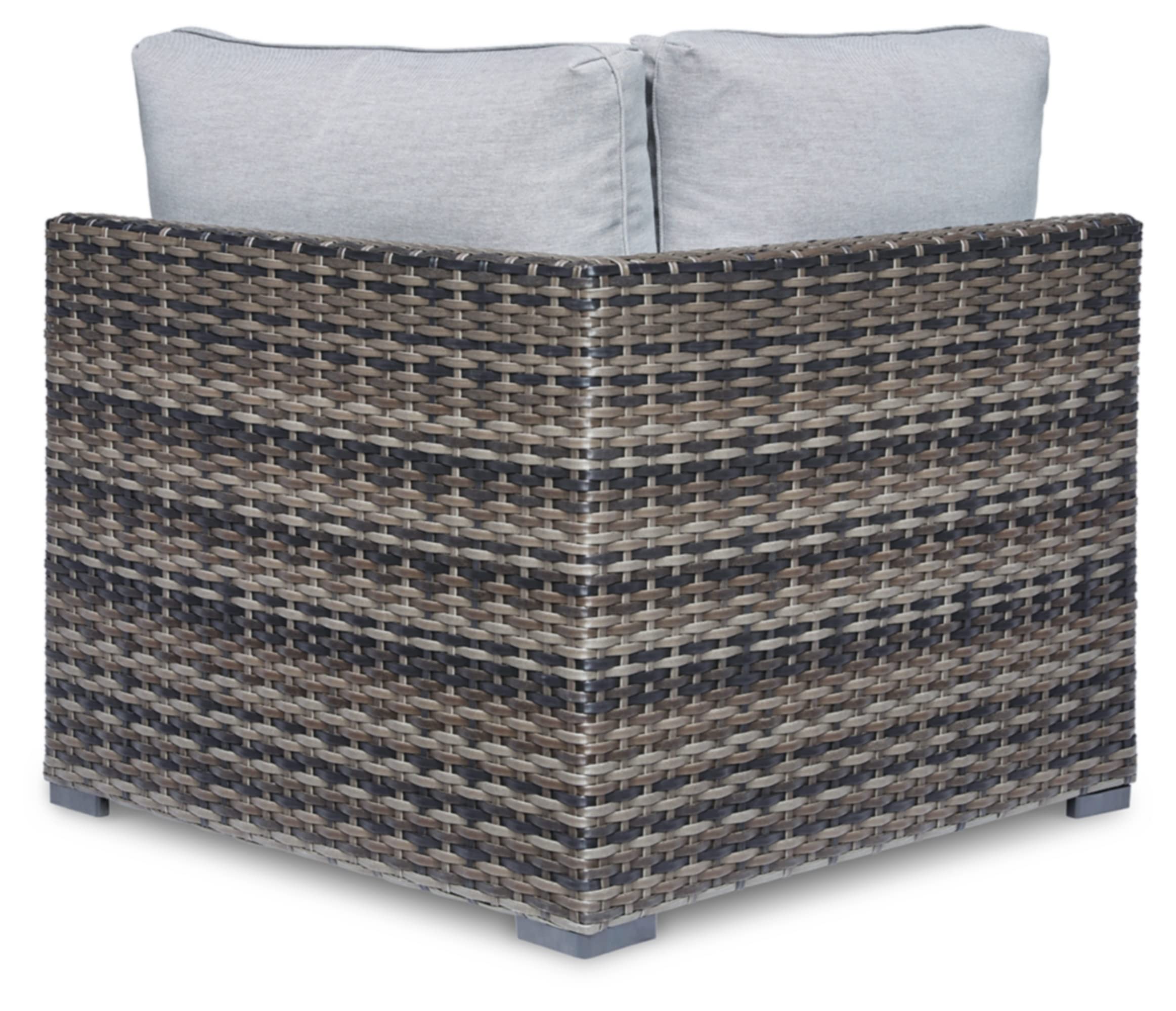 Signature Design by Ashley Harbor Court Corner Cushion, 2 Count, Dark Brown & Light Gray