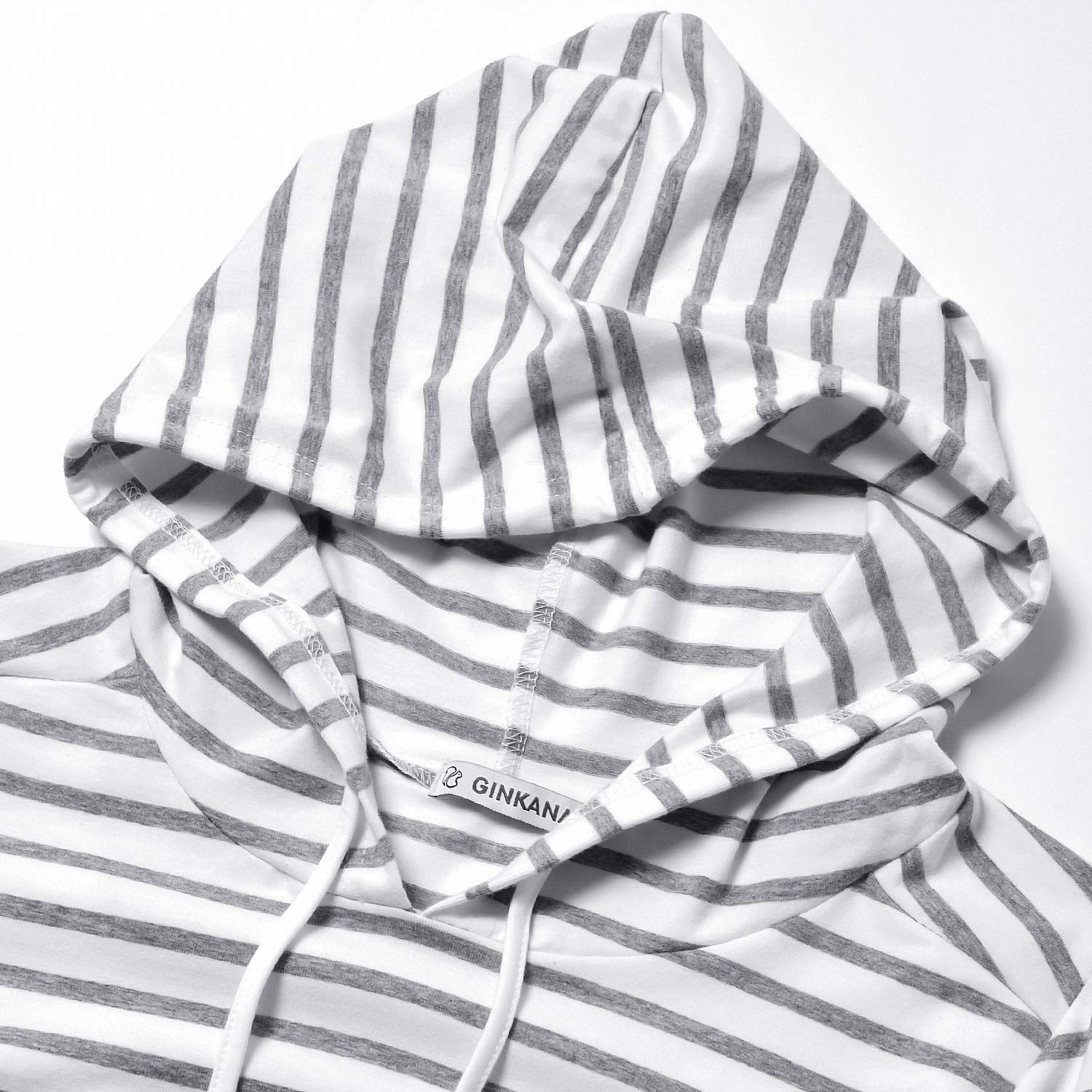 GINKANA Women's Nursing Hoodie Sweatshirt Long Sleeves Breastfeeding Maternity Tops Casual Clothes,M