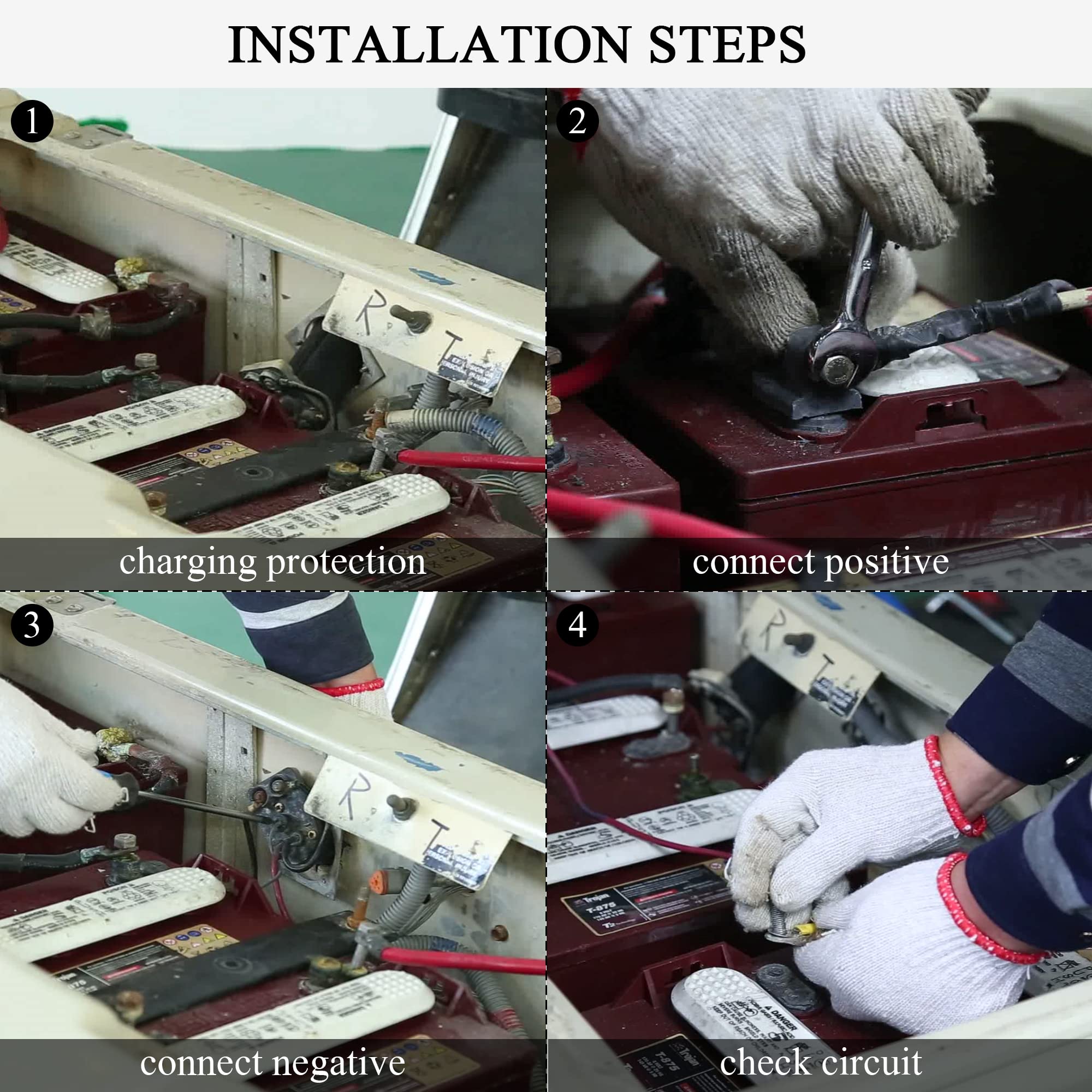 Golf Cart 48V Battery Charger Receptacle or Plug for EZGO RXV & TXT 2008-up Electric, EZGO 2Five 2010-up Delta-Q Charging Receptacle OEM# 602529