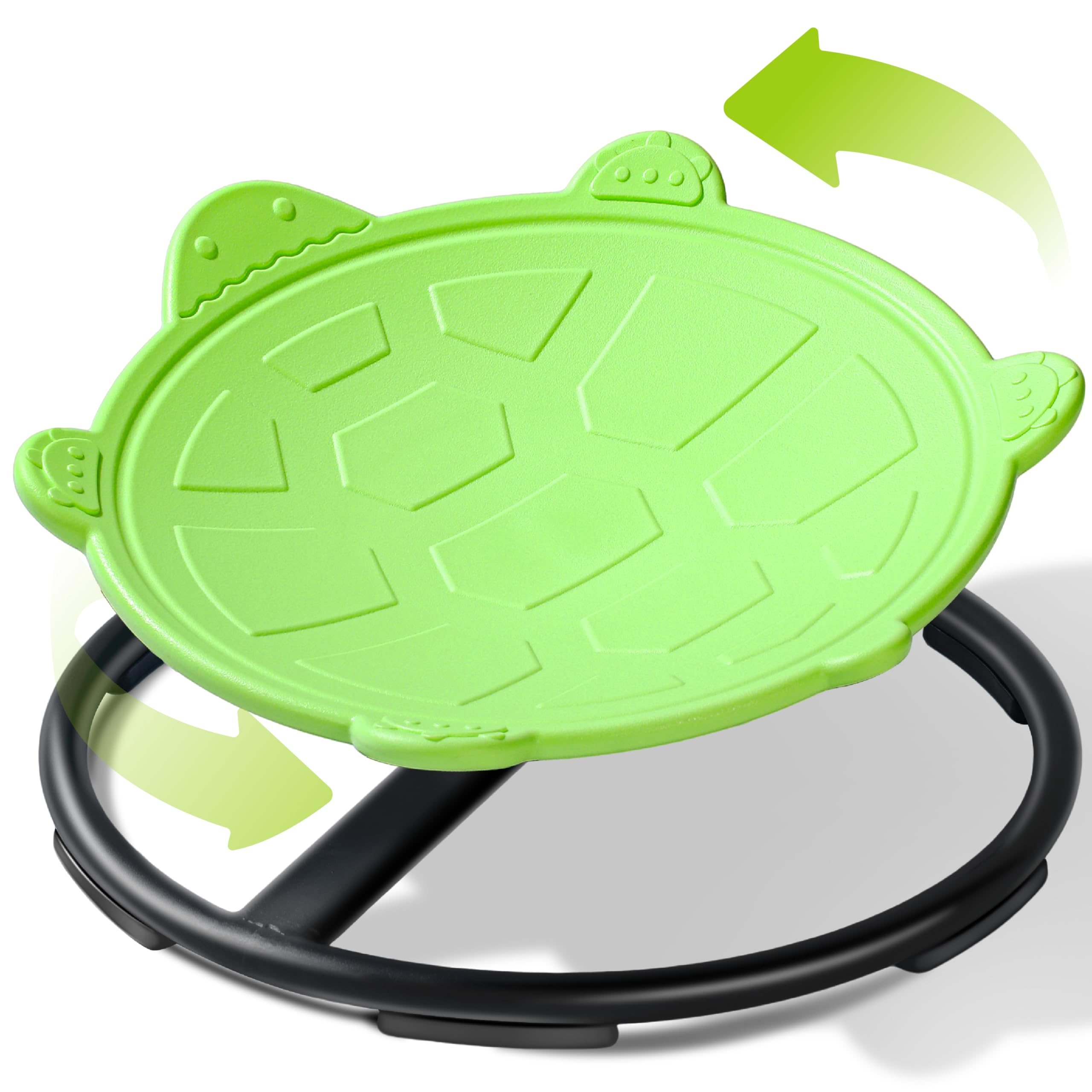 Turtle Spinning Chair for Autistic Kids – Sensory Spinning Toy, Spin Chair for Kids Autism, Sensory Swivel Seat for Balance, Coordination, Focus & ADHD Support, Autism Sensory Products (Green)