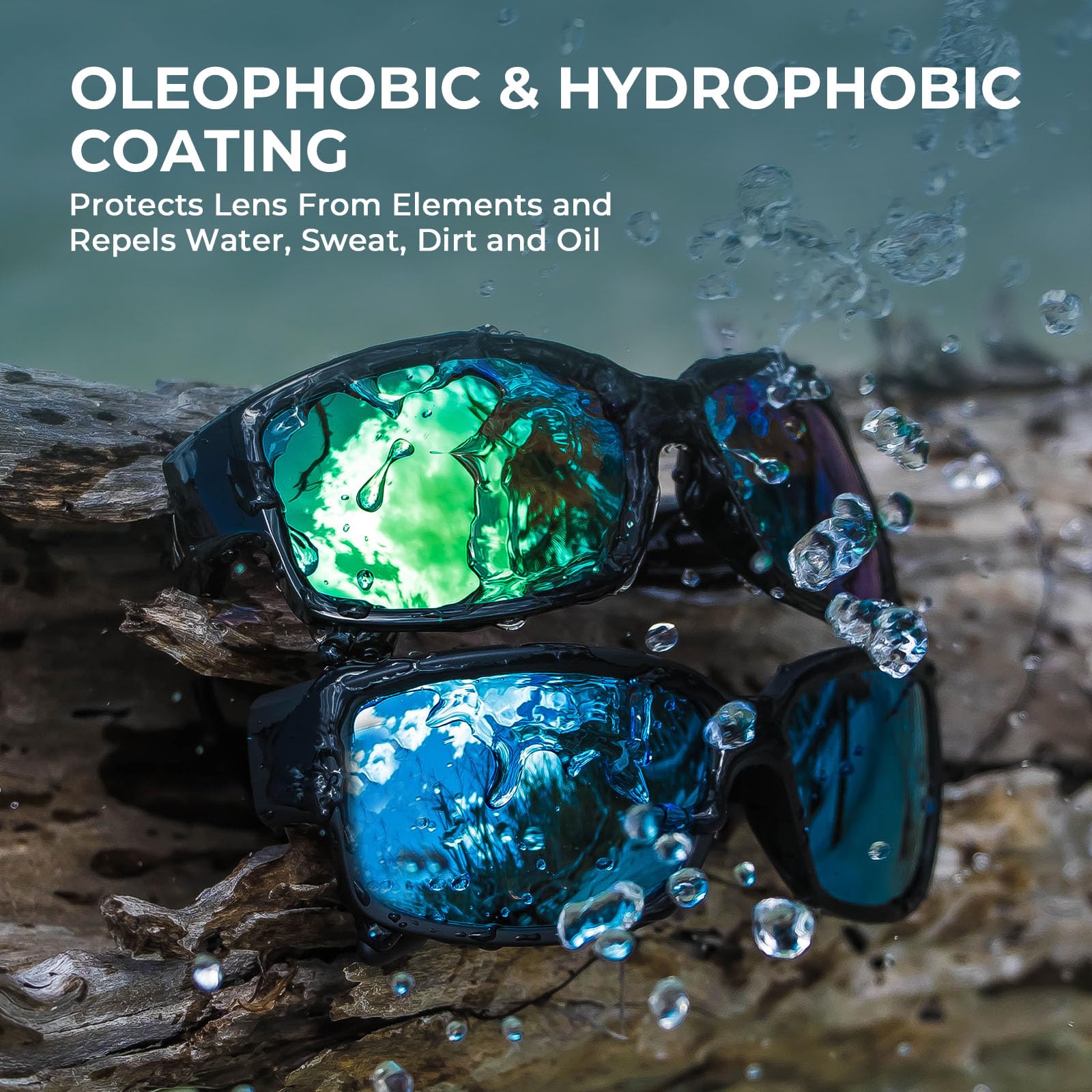 KastKing Skidaway Polarized Sport Sunglasses for Men and Women,Ideal for Driving Fishing Cycling and Running,UV Protection