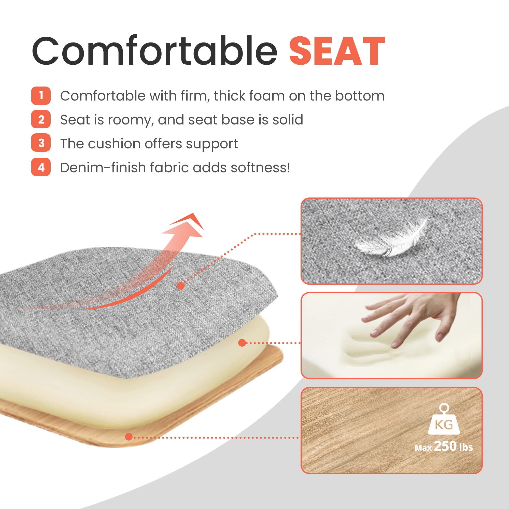 NEO CHAIR Office Chair Ergonomic Desk Chair Mesh Computer Chair Lumbar Support Modern Executive Adjustable Rolling Swivel Chair Comfortable Mid Black Task Home Office Chair (Grey)