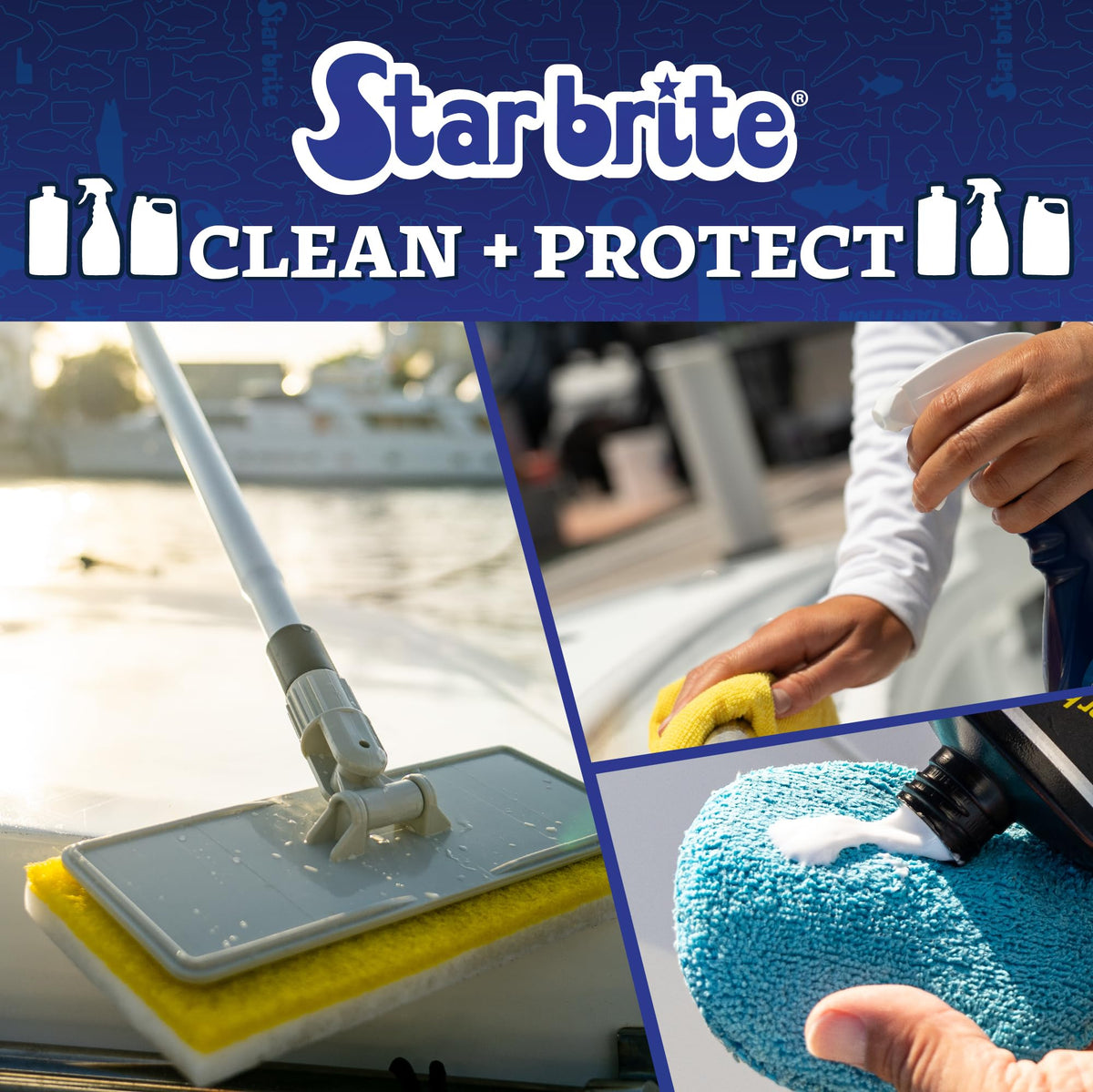 STAR BRITE Heavy Duty Boat Bottom Cleaner - Fiberglass, Wood, Iron, Painted Surfaces & More, 32oz (092232P)
