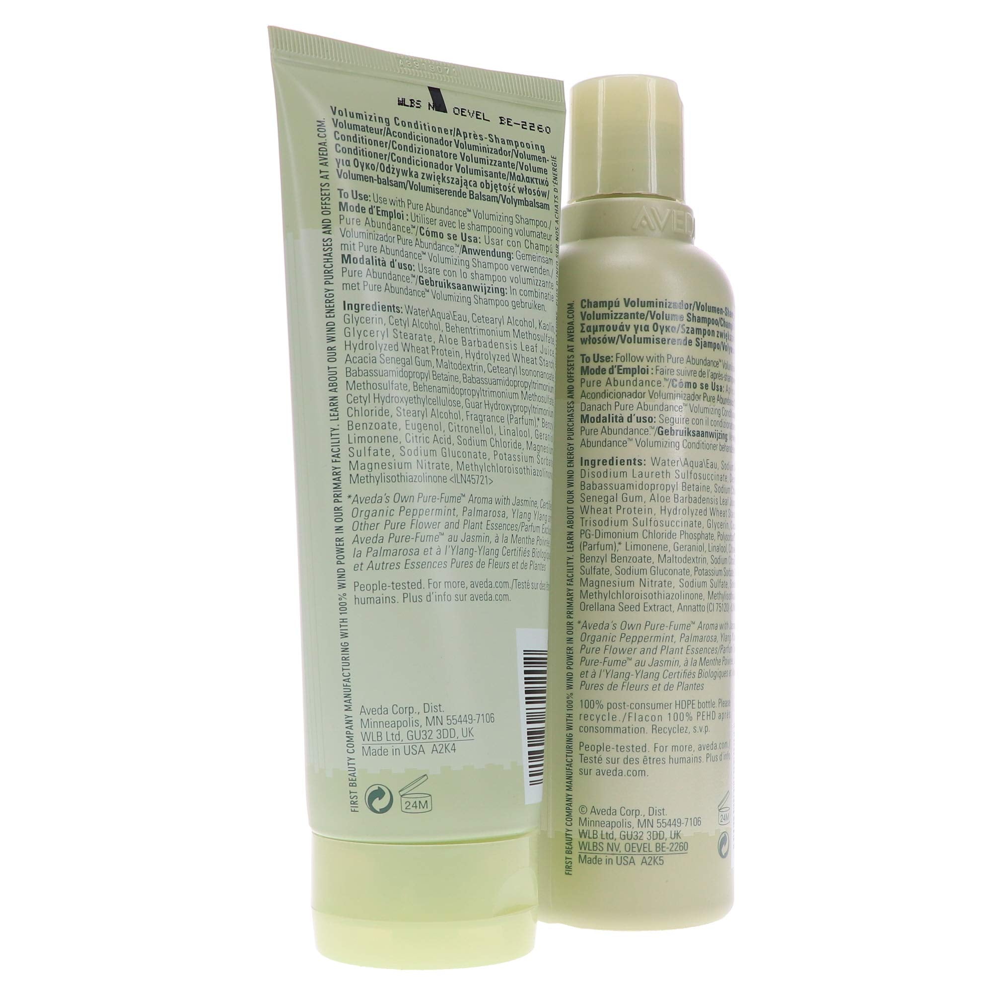 Aveda Pure Abundance Volumizing Shampoo 8.5 oz & Clay Conditioner 6.7 DUO