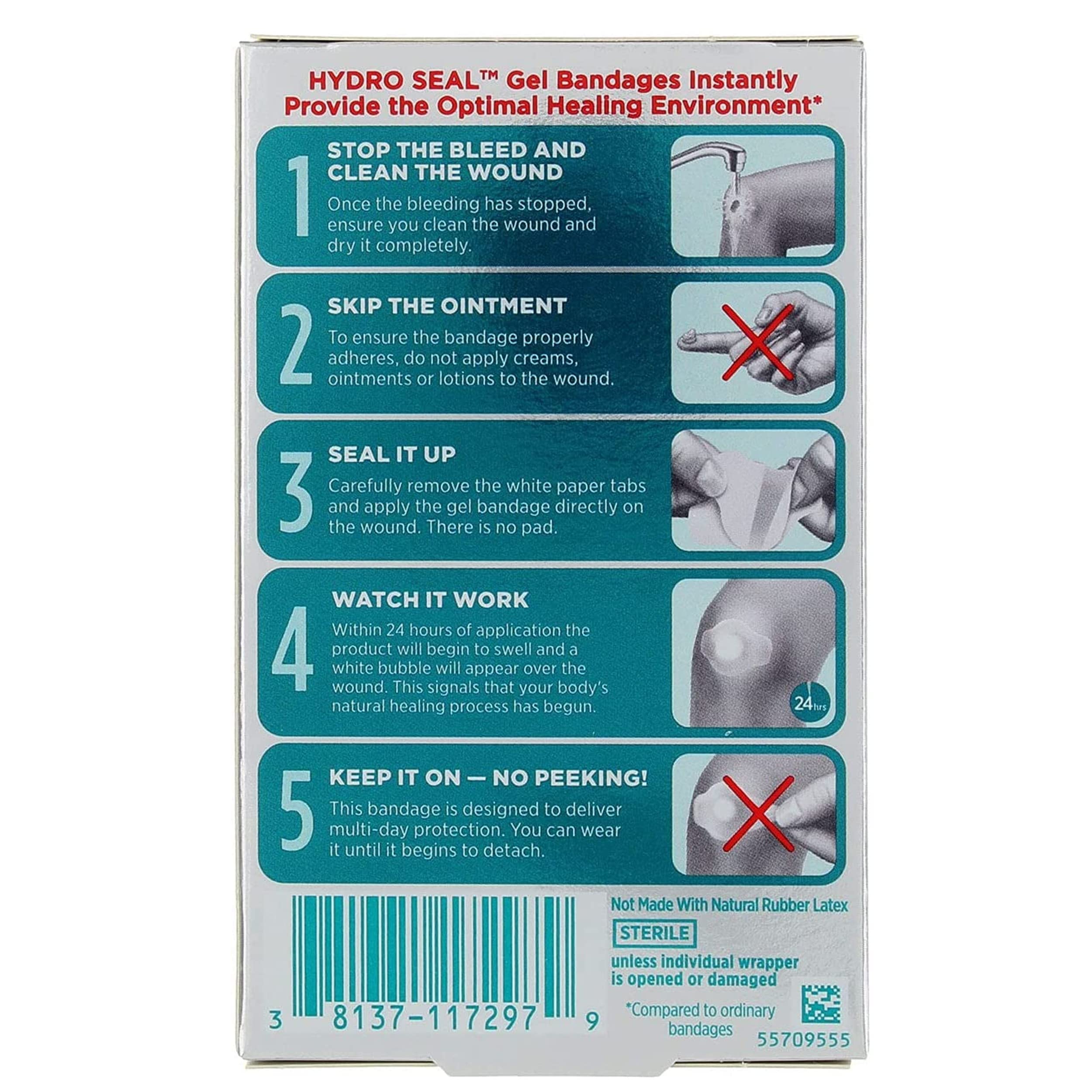 Band-Aid Hydro Seal All Purpose, 10 Count(One Size) Each(Pack of 2)
