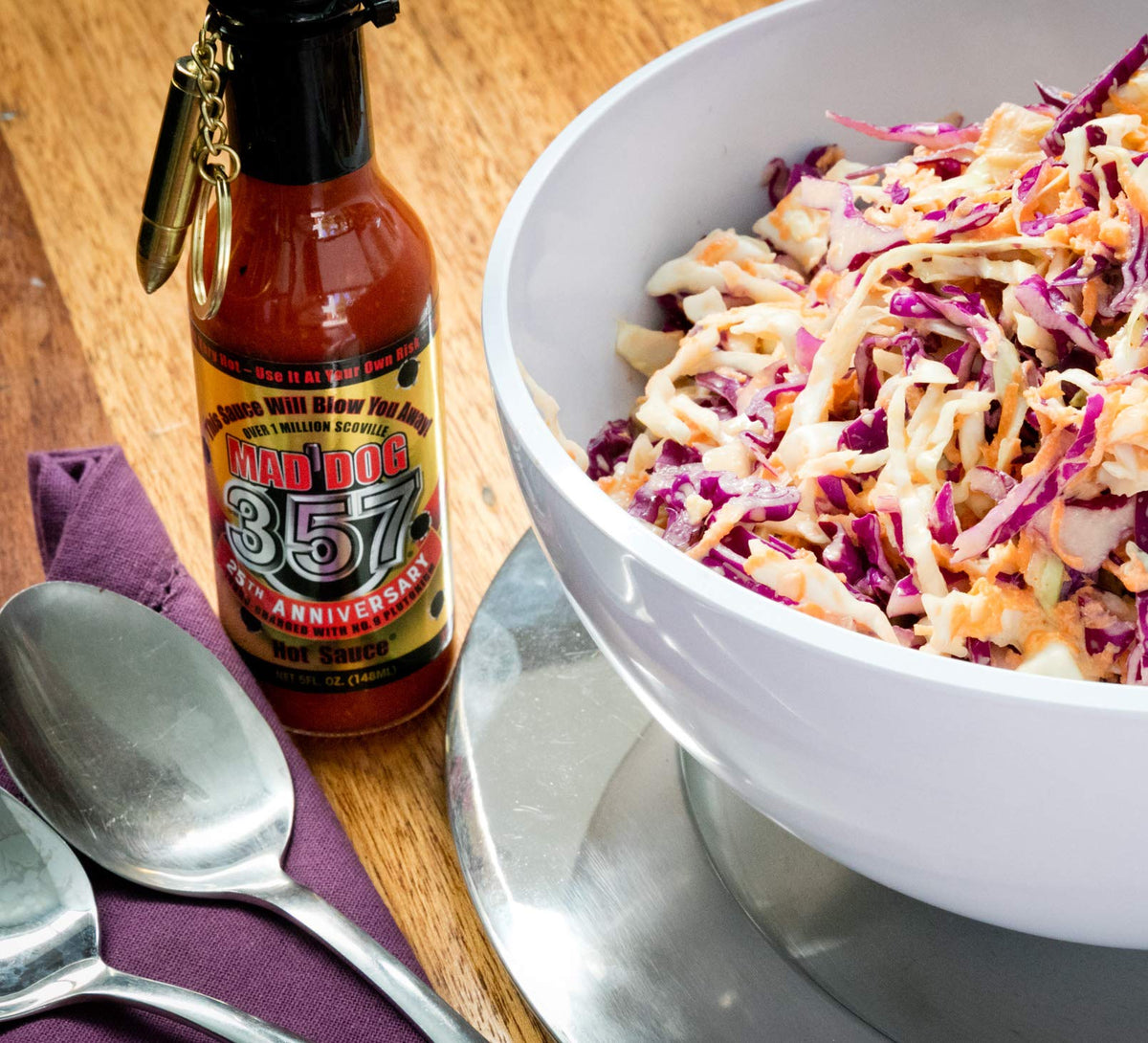 Mad Dog 357 Gold Edition Hot Sauce, Over 1 Million Scoville, Carolina Reaper, Scorpion & Ghost Peppers, Enhanced with No. 9 Plutonium Pepper Extract, 5 oz.