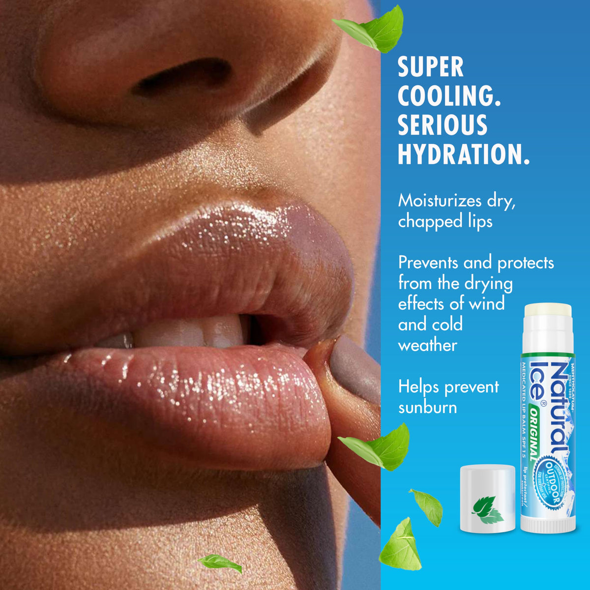 Natural Ice Original SPF 15 Medicated Lip Balm - 12 Count Pack