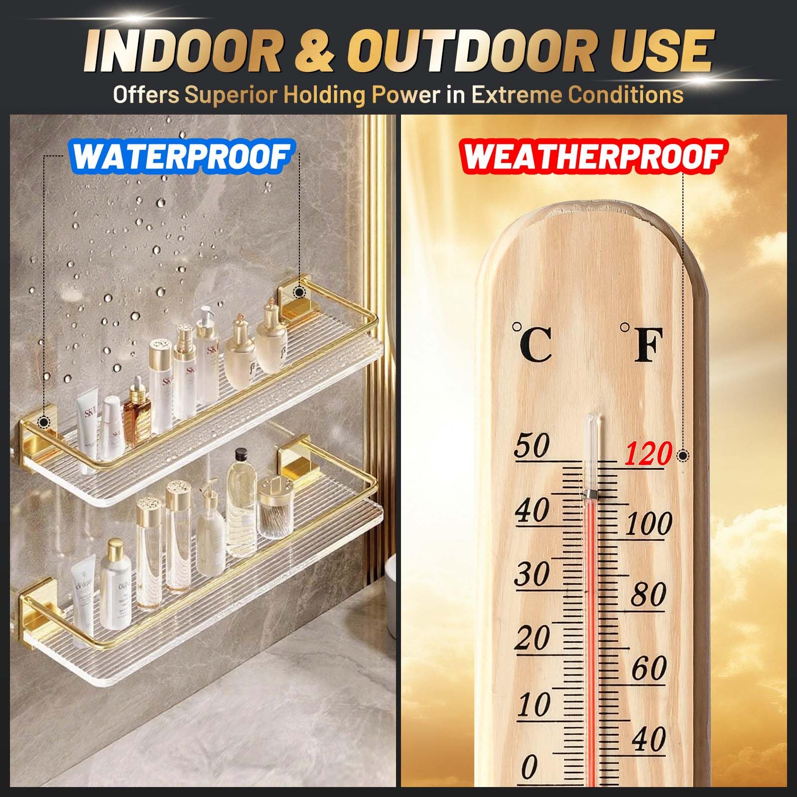 PHIXBEAR Pro+ Heat Resistant Heavy Duty Foam Tape, Super Strong Double Sided Mounting Tape for Indoor, Outdoor, Automotive, LED Strip, Weatherproof Removable No Residue 0.4" x 19.7 FT